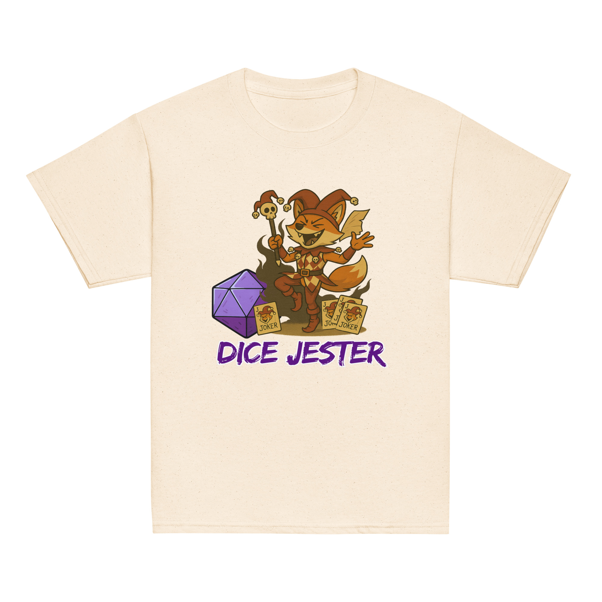 Dice Jester - Klassisches DTF-T-Shirt für Jugendliche – Bild 19