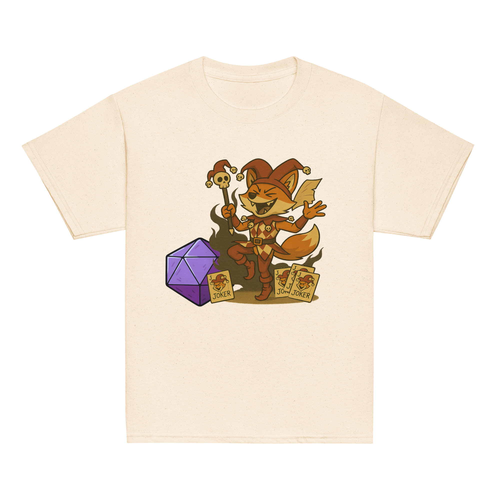 Dicefox Jester - Klassisches DTF-T-Shirt für Jugendliche – Bild 19