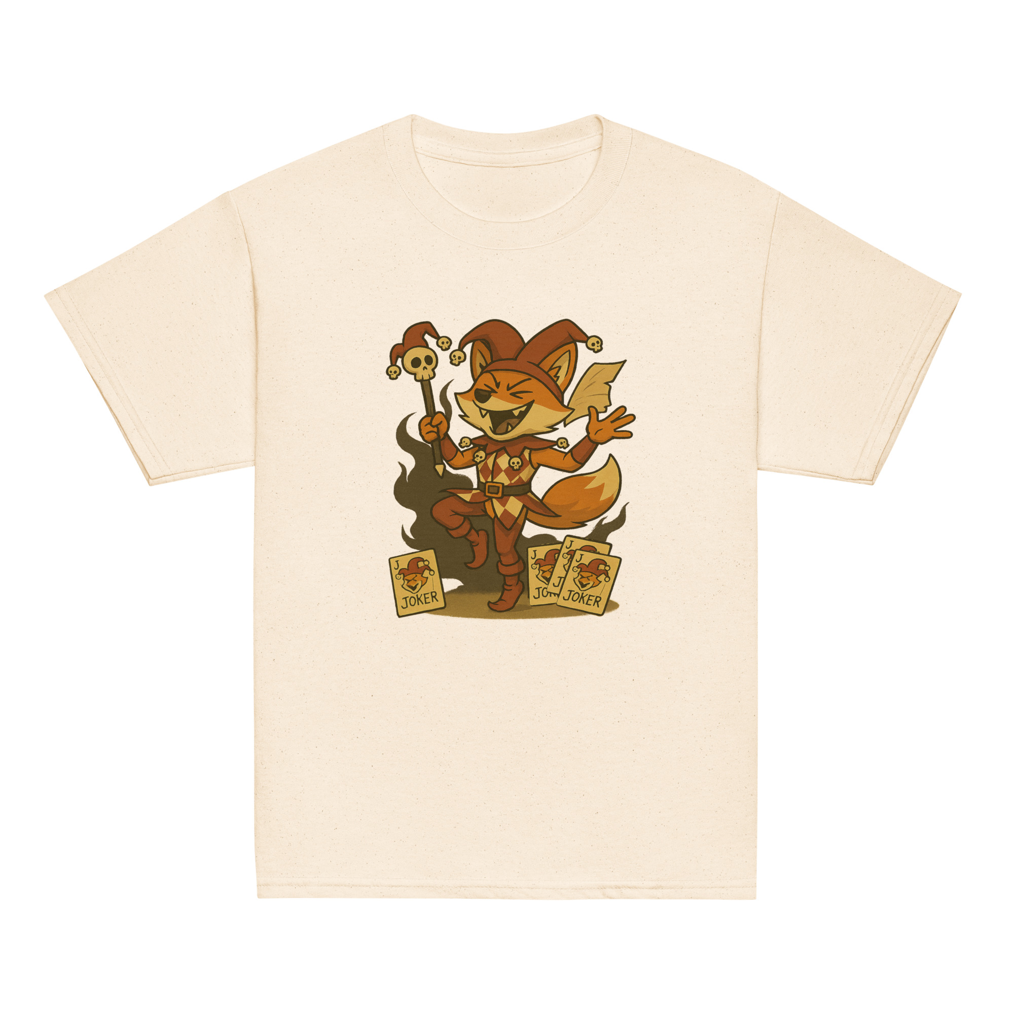 Fox Jester - Klassisches DTF-T-Shirt für Jugendliche – Bild 19