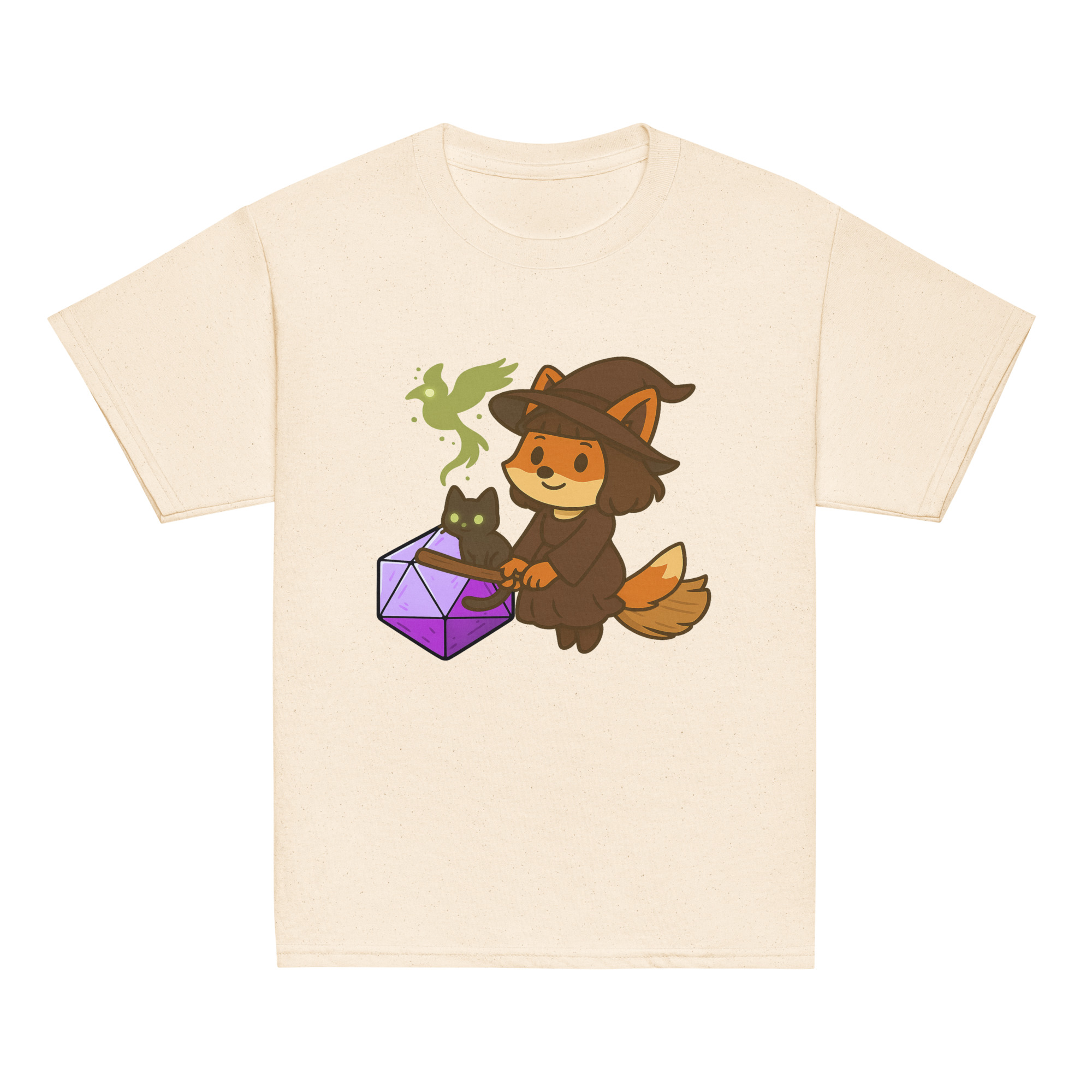 Dicefox Witch - Klassisches DTF-T-Shirt für Jugendliche – Bild 19