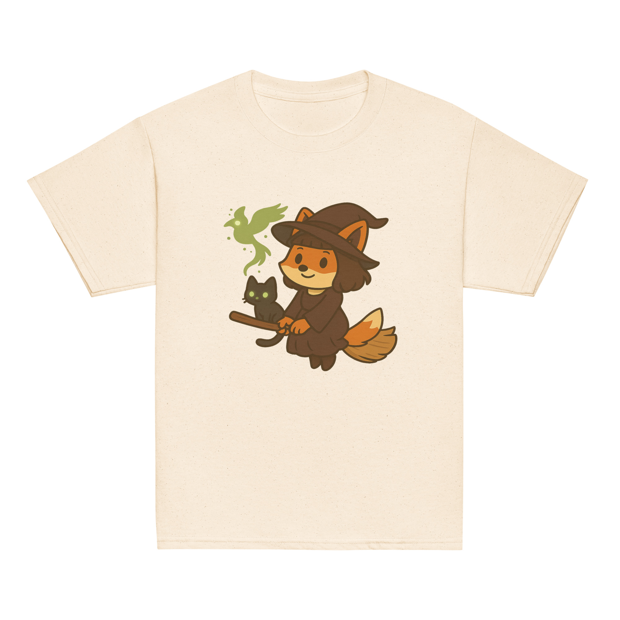 Fox Witch - Klassisches DTF-T-Shirt für Jugendliche – Bild 19