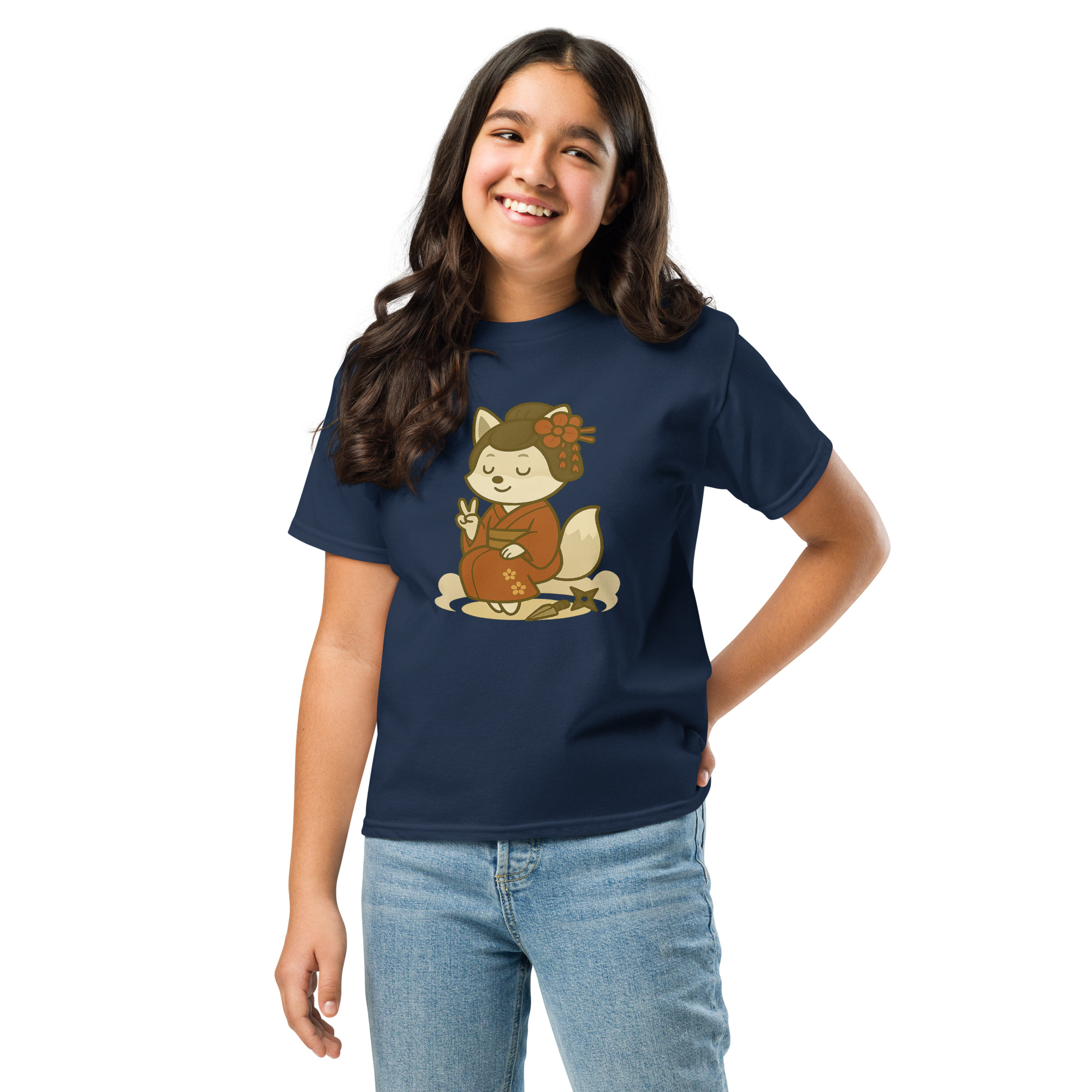 Fox Kunoishi - Klassisches DTF-T-Shirt für Jugendliche – Bild 5