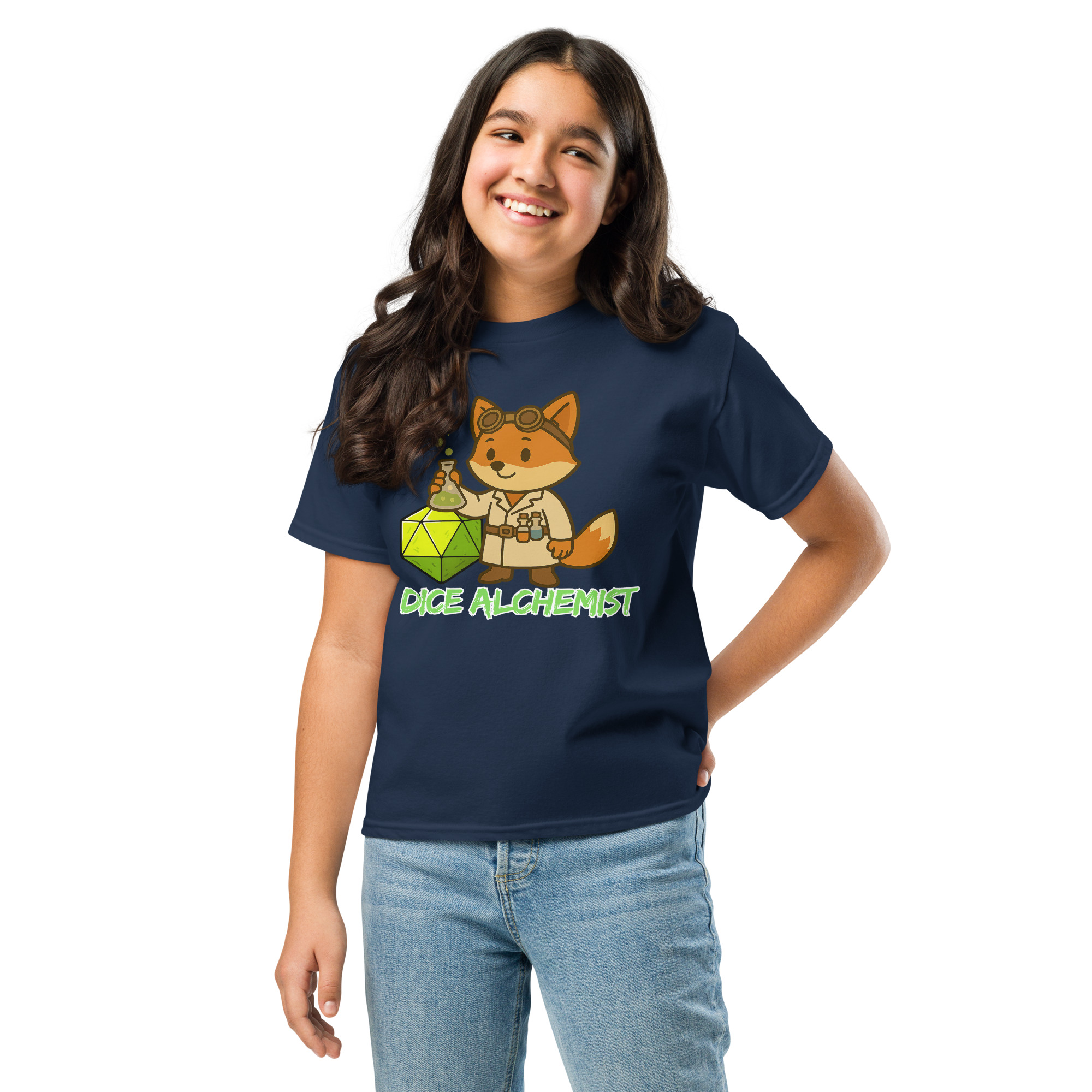 Dice Alchemist - Klassisches DTF-T-Shirt für Jugendliche – Bild 5