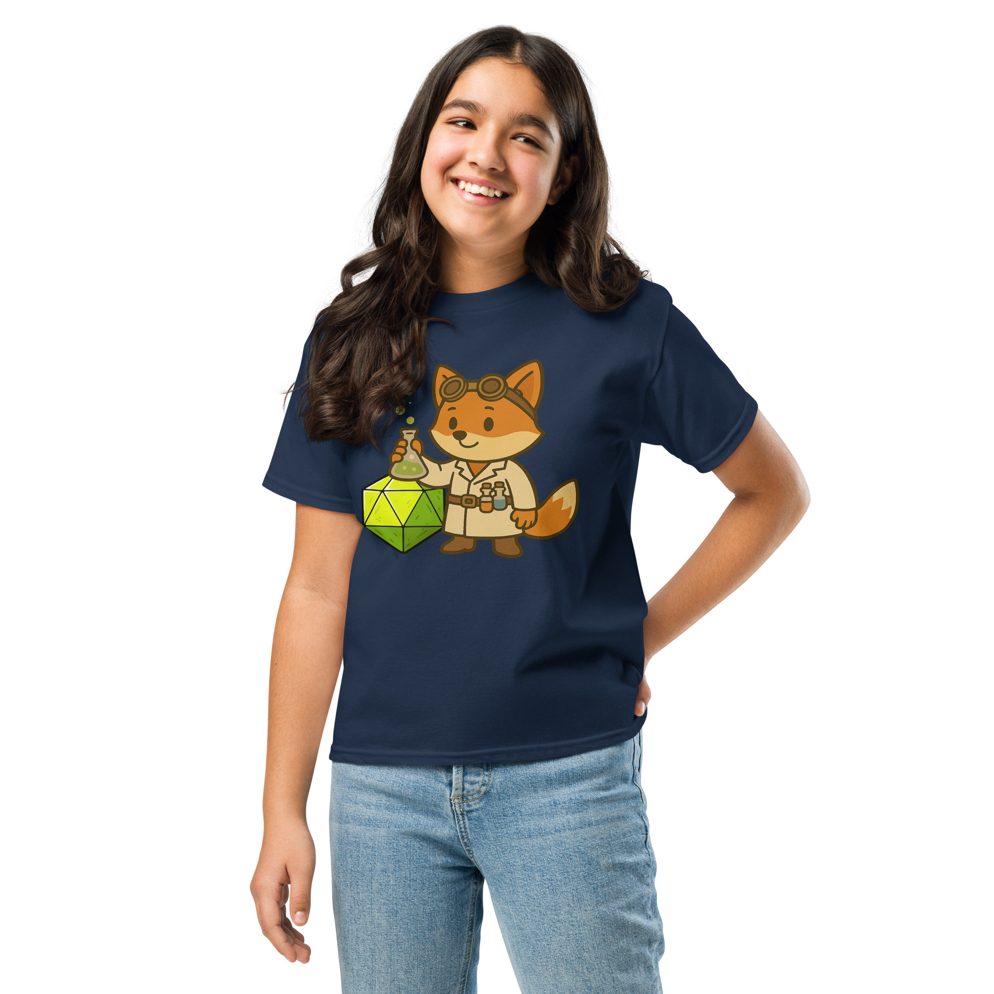 Dicefox Alchemist - Klassisches DTF-T-Shirt für Jugendliche – Bild 5