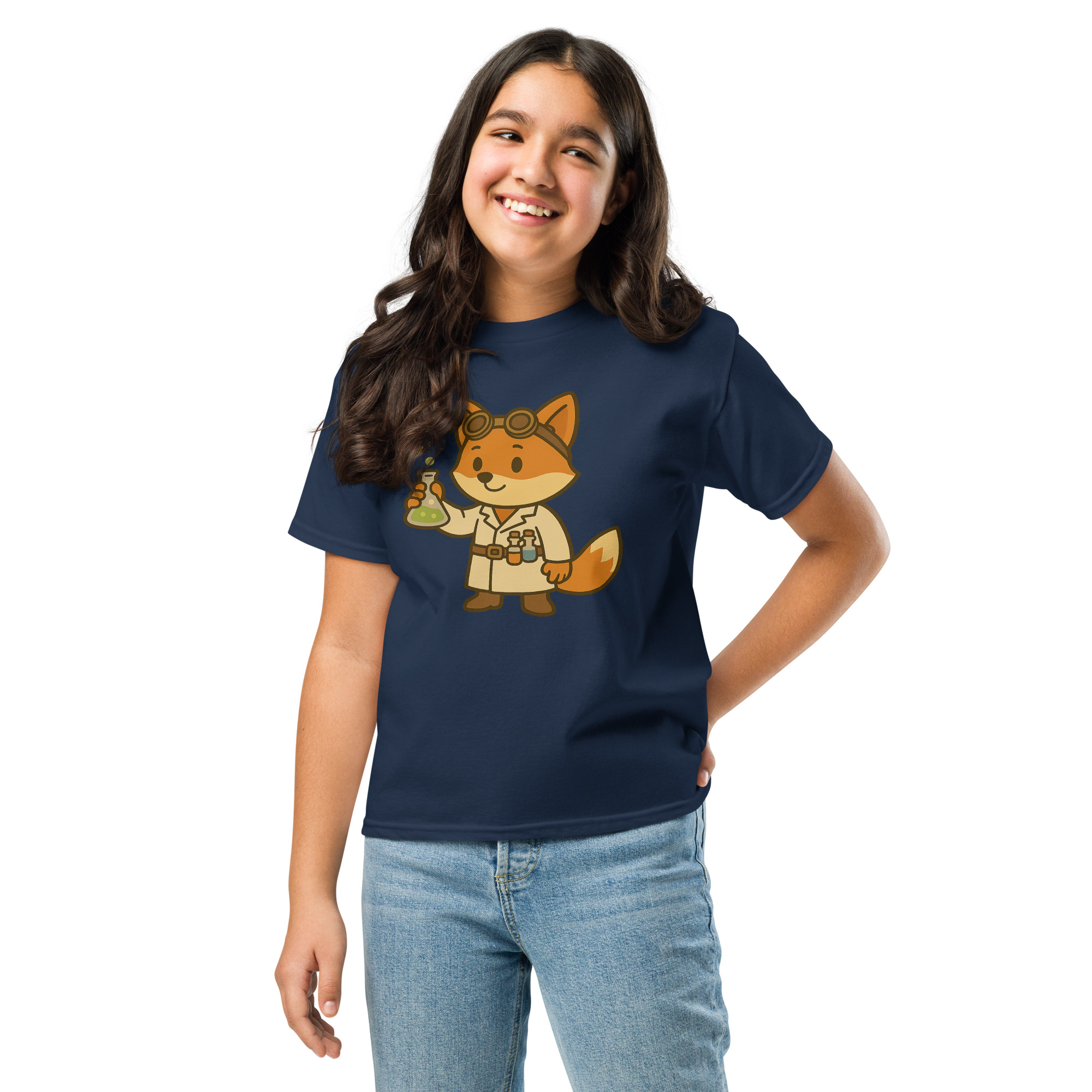 Fox Alchemist - Klassisches DTF-T-Shirt für Jugendliche – Bild 5