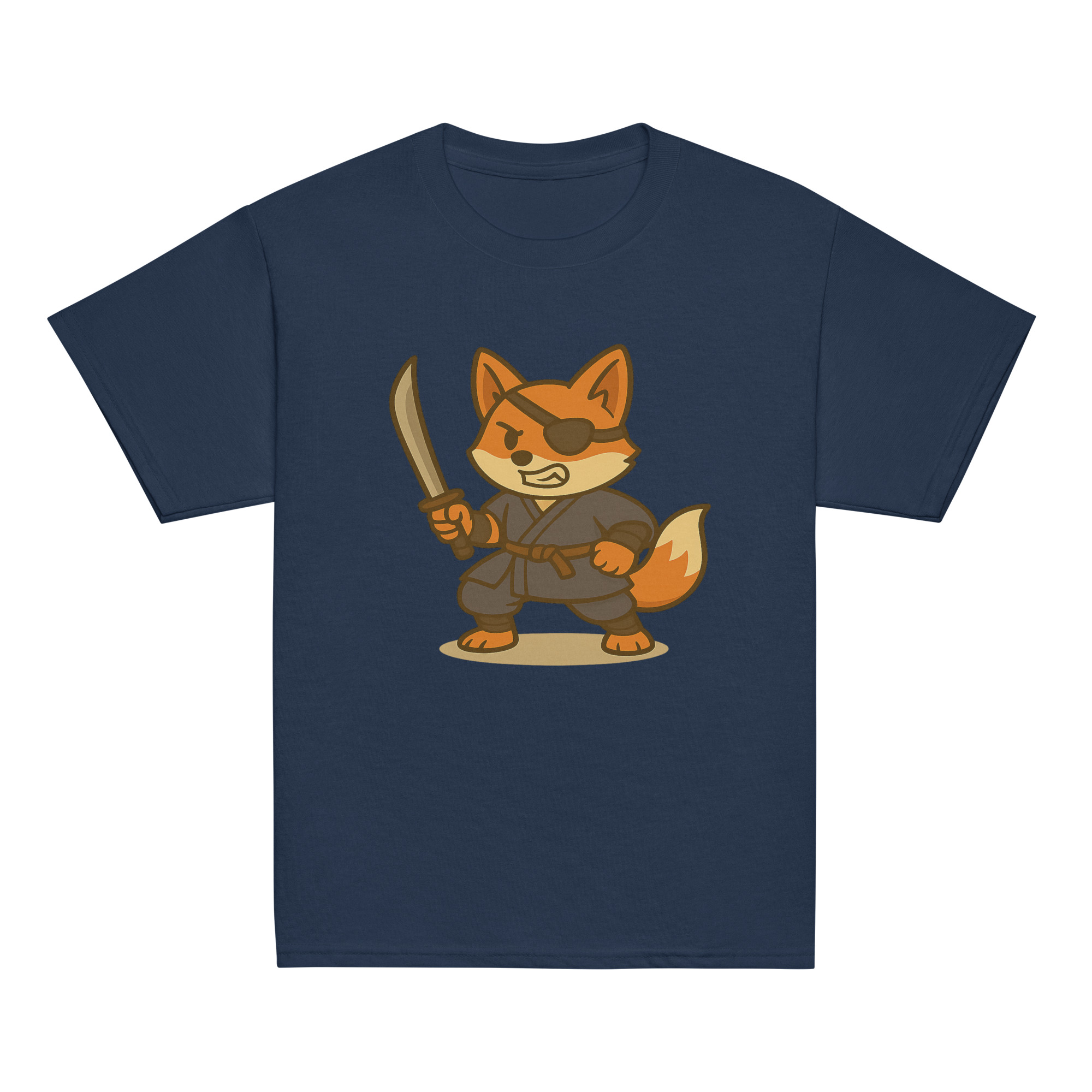 Fox Ronin - Klassisches DTF-T-Shirt für Jugendliche – Bild 4