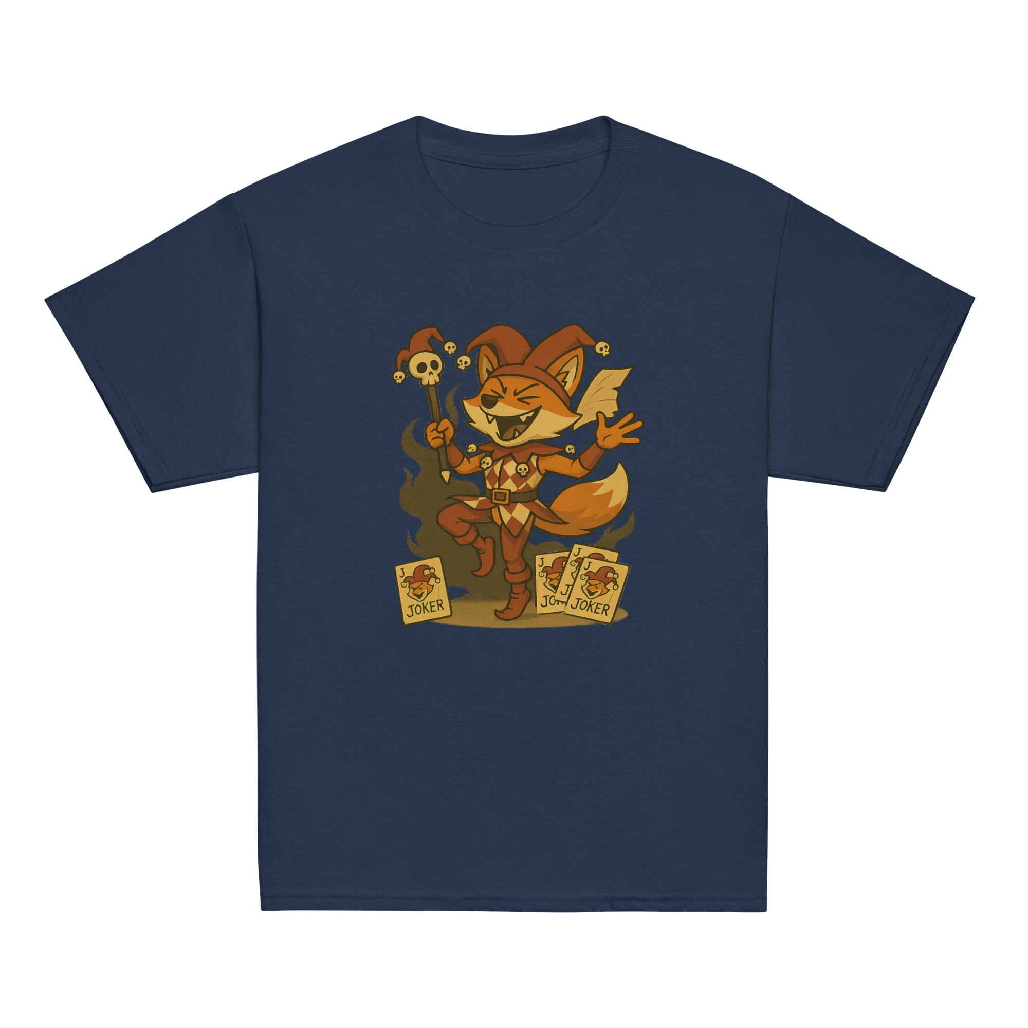 Fox Jester - Klassisches DTF-T-Shirt für Jugendliche – Bild 5