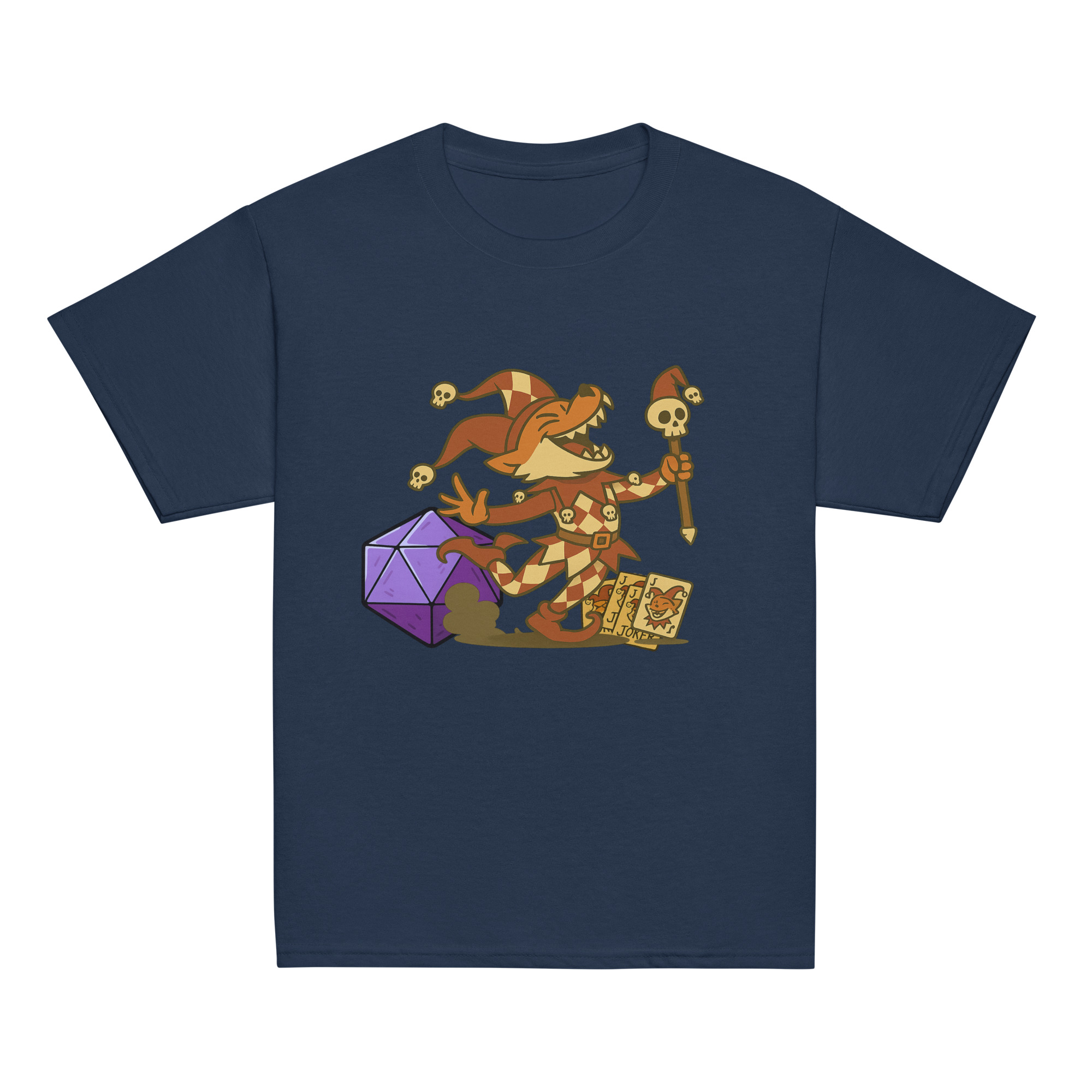 Dicefox Trickser - Klassisches DTF-T-Shirt für Jugendliche – Bild 5