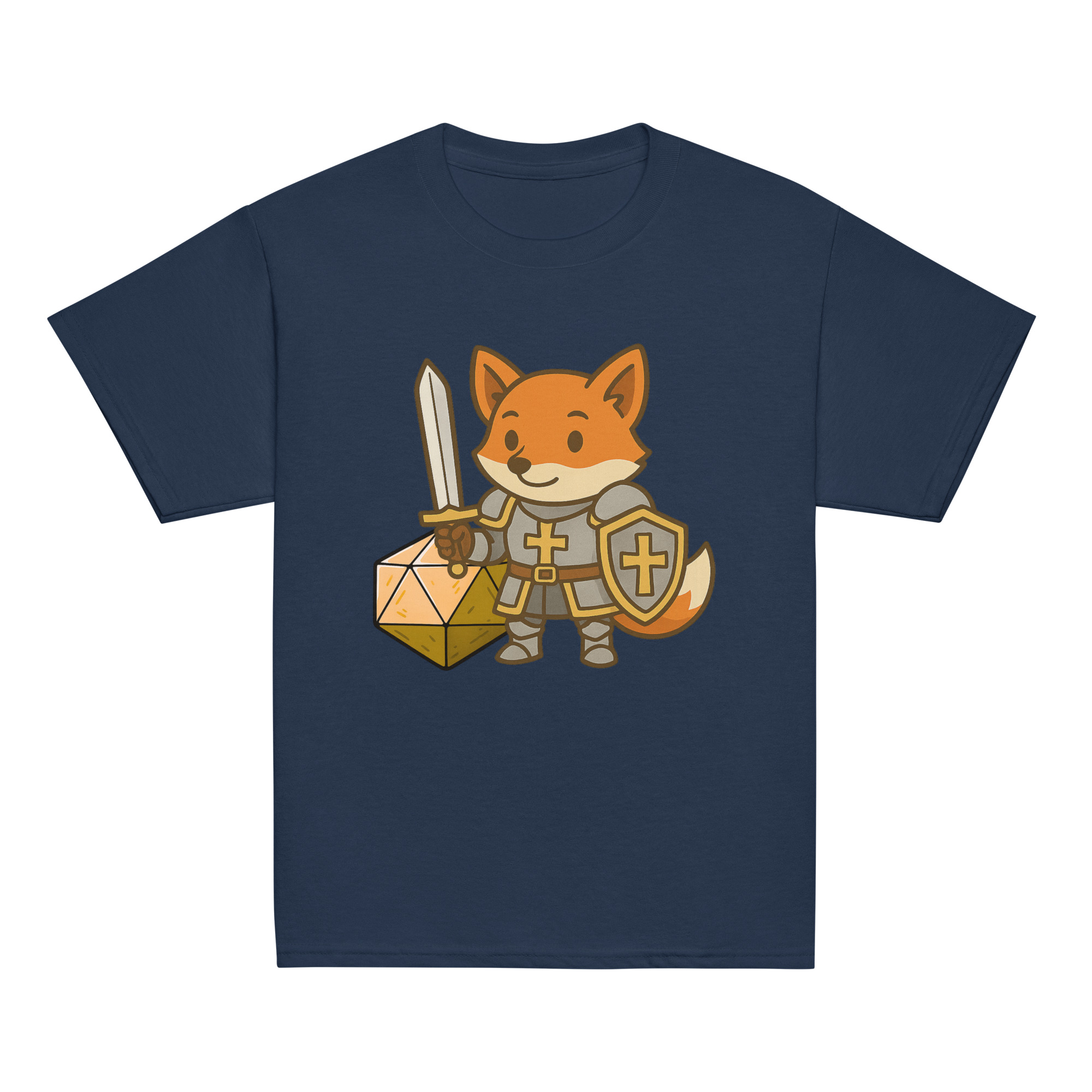 Dicefox Paladin - Klassisches DTF-T-Shirt für Jugendliche – Bild 5