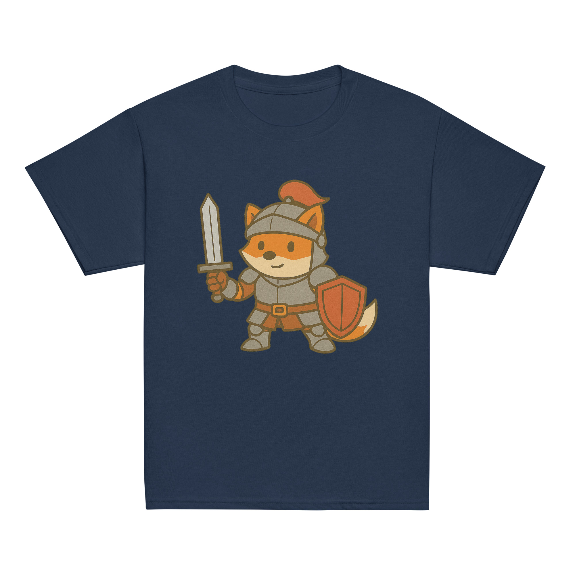 Fox Knight - Klassisches DTF-T-Shirt für Jugendliche – Bild 5