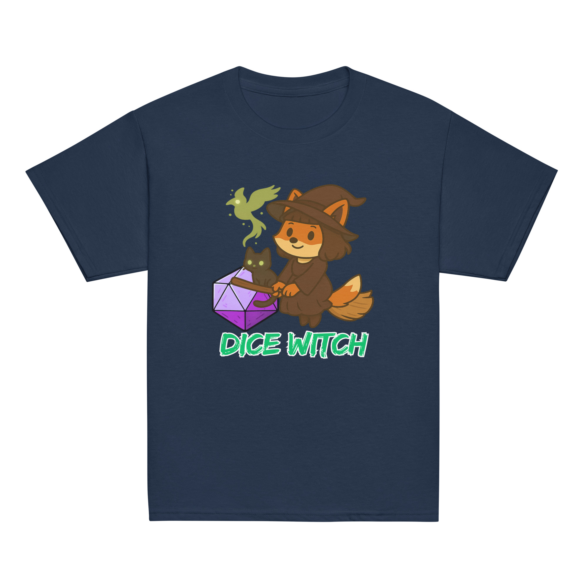 Dice Witch - Klassisches DTF-T-Shirt für Jugendliche – Bild 5