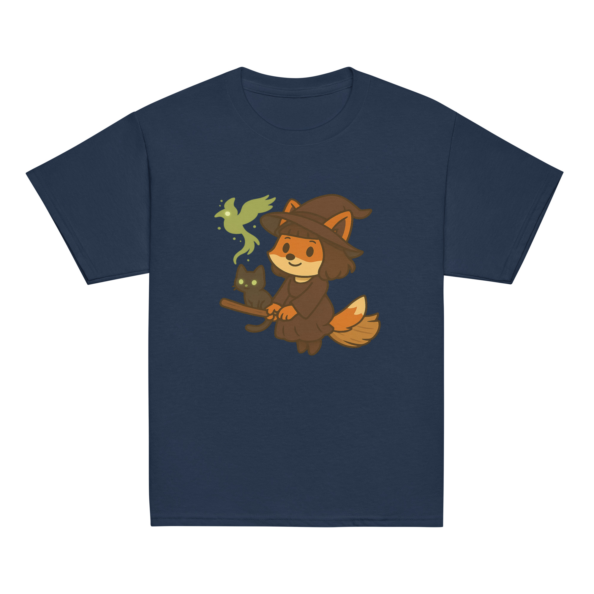Fox Witch - Klassisches DTF-T-Shirt für Jugendliche – Bild 5