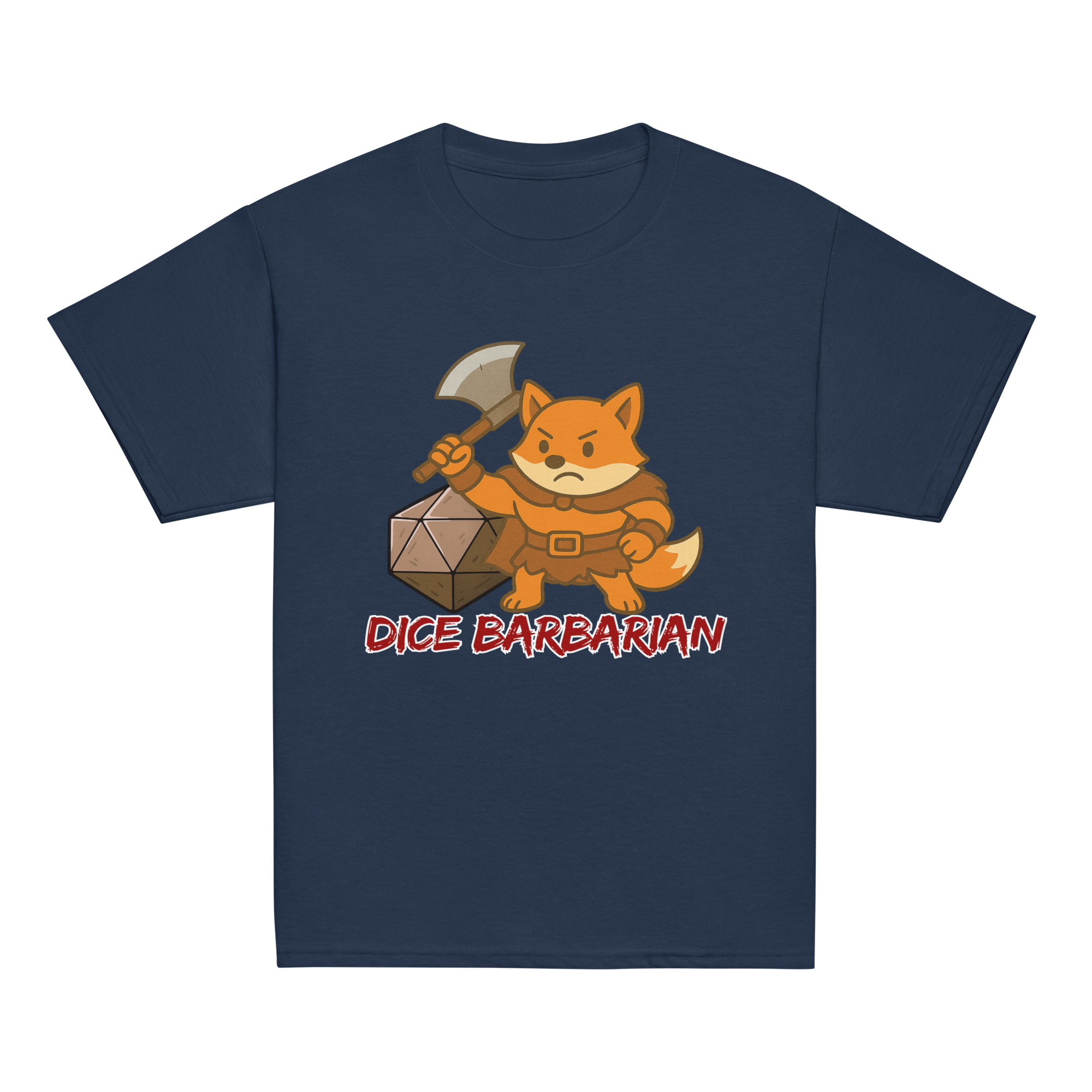 Dice Barbarian - Klassisches DTF-T-Shirt für Jugendliche – Bild 5