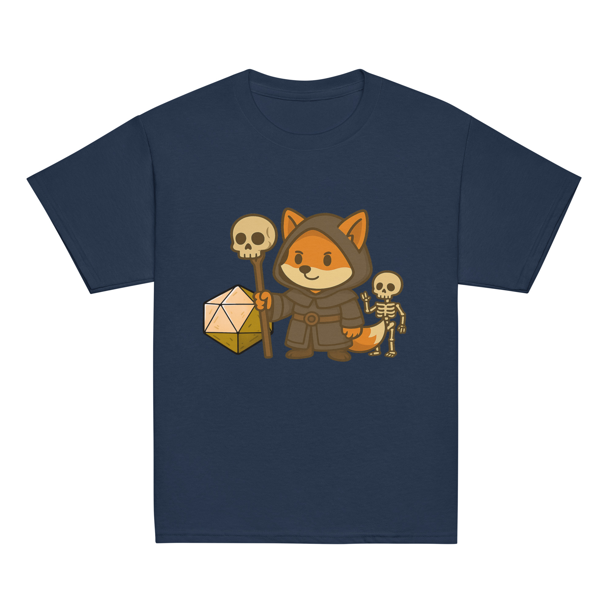 Dicefox Necromancer - Klassisches DTF-T-Shirt für Jugendliche – Bild 5