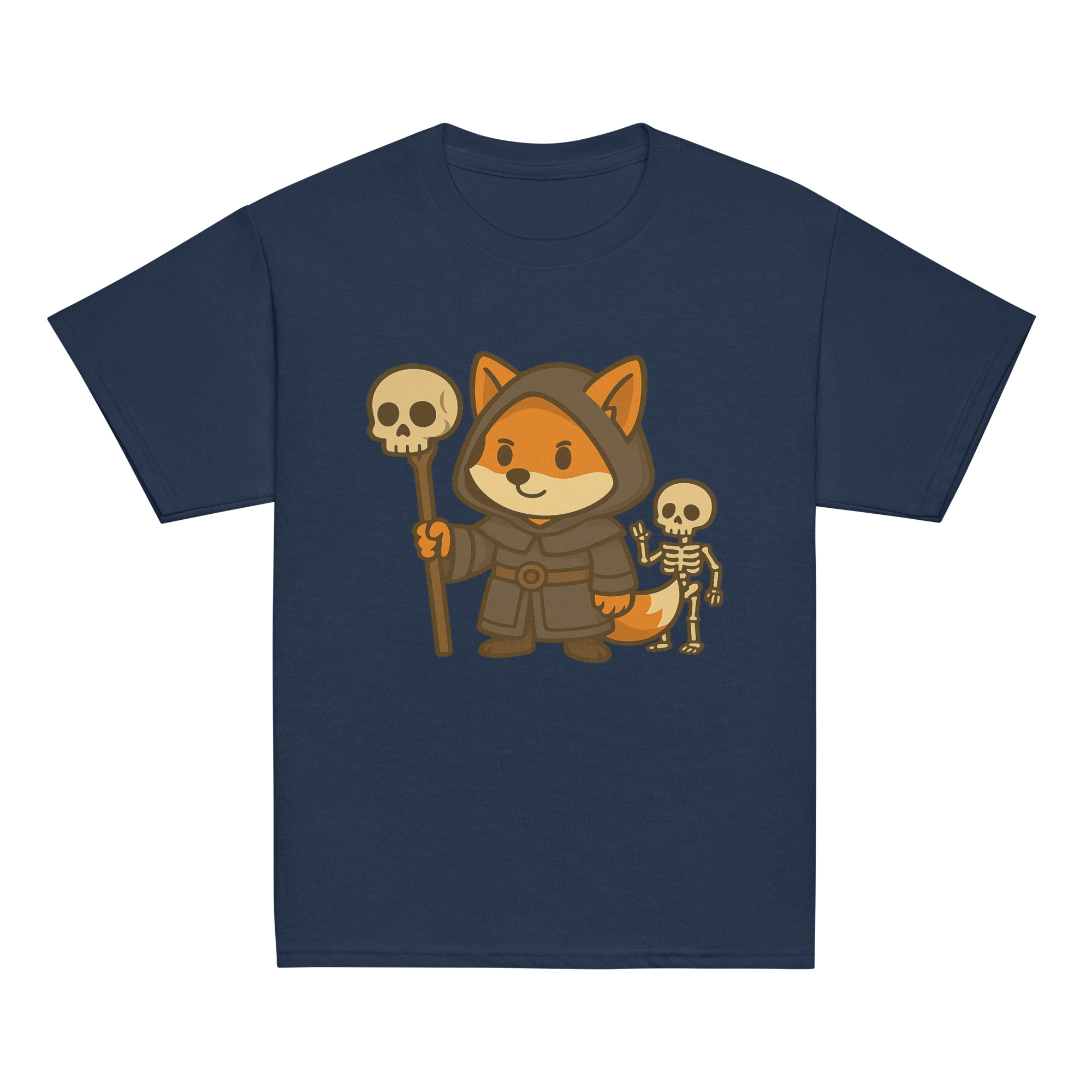 Fox Necromancer - Klassisches DTF-T-Shirt für Jugendliche – Bild 5