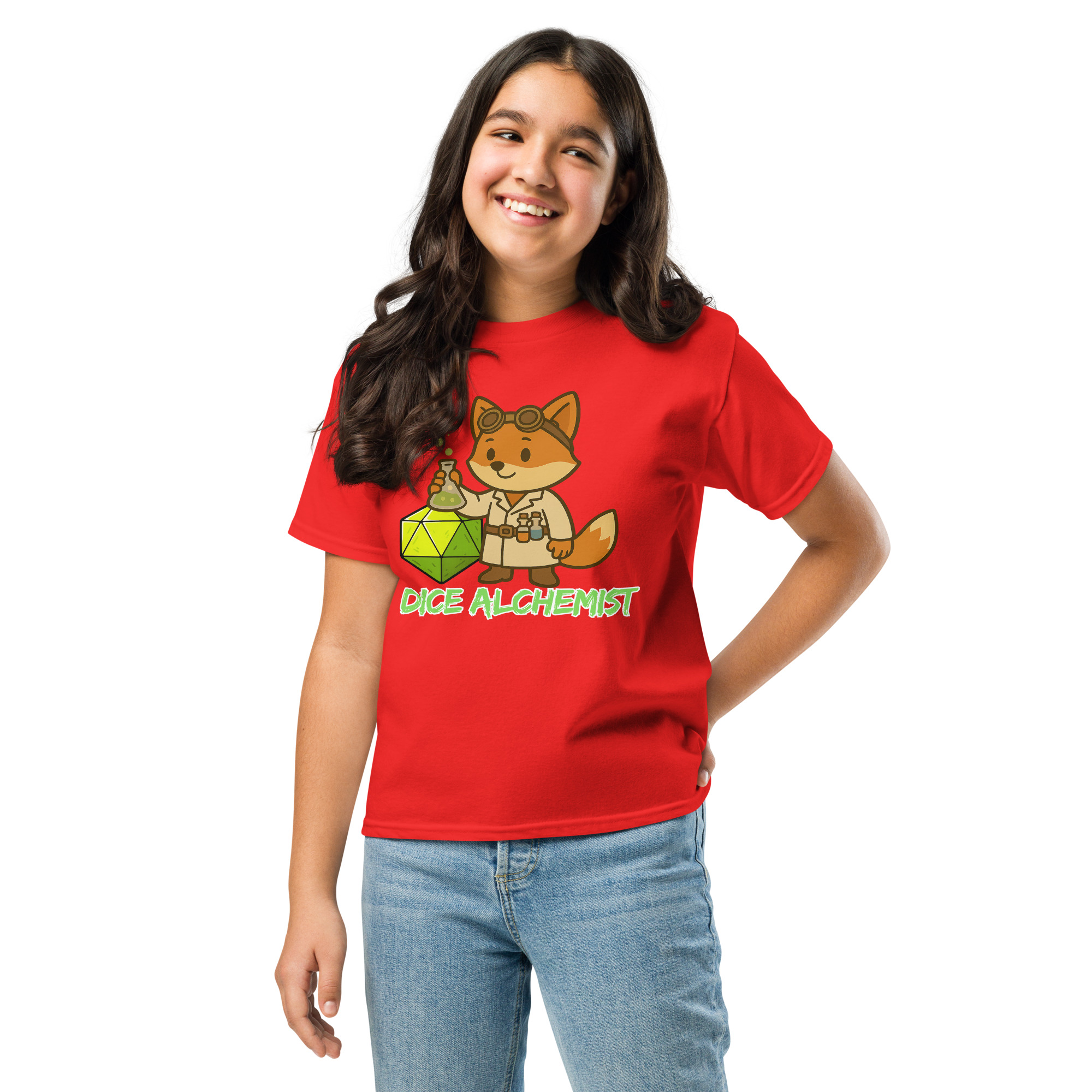 Dice Alchemist - Klassisches DTF-T-Shirt für Jugendliche – Bild 7