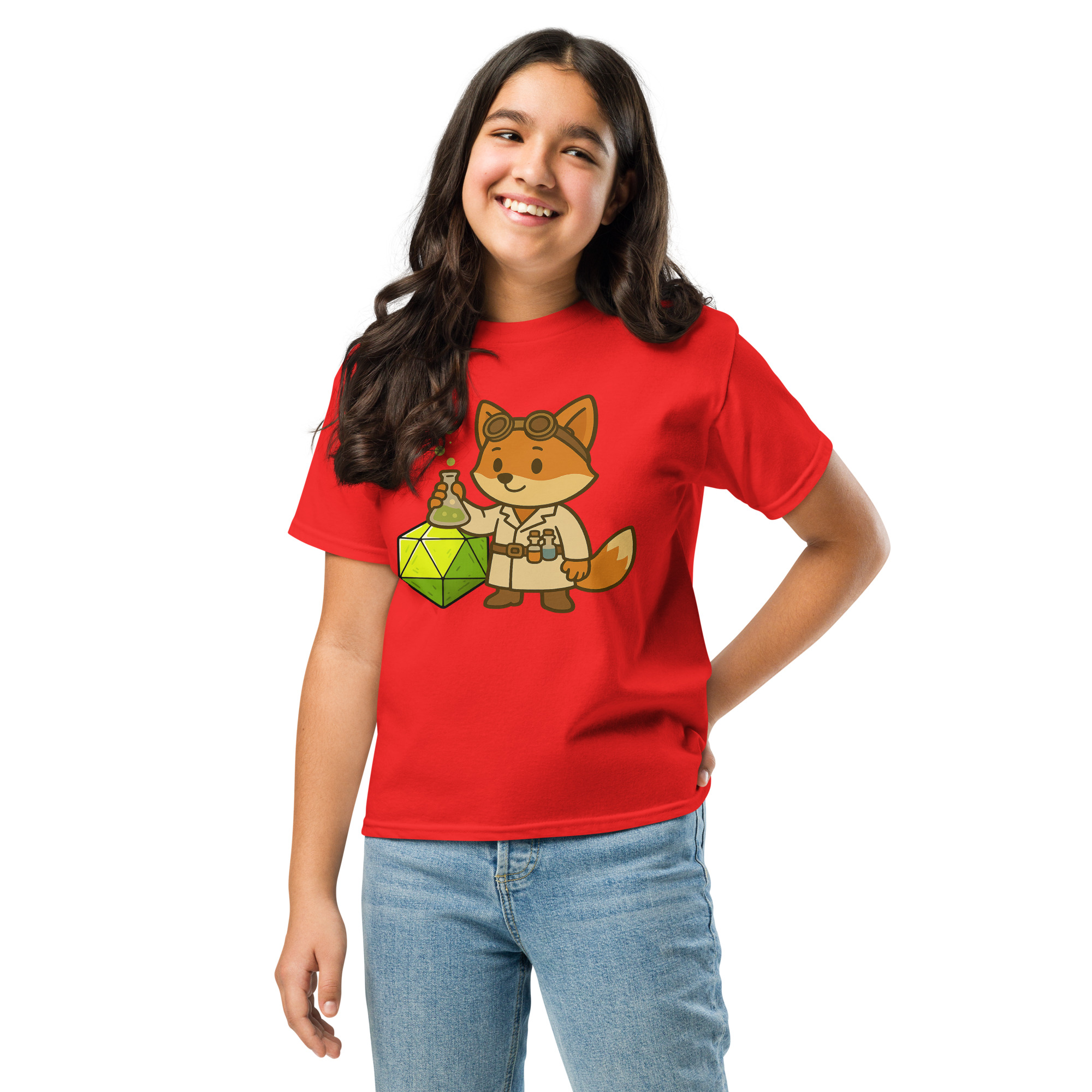 Dicefox Alchemist - Klassisches DTF-T-Shirt für Jugendliche – Bild 7
