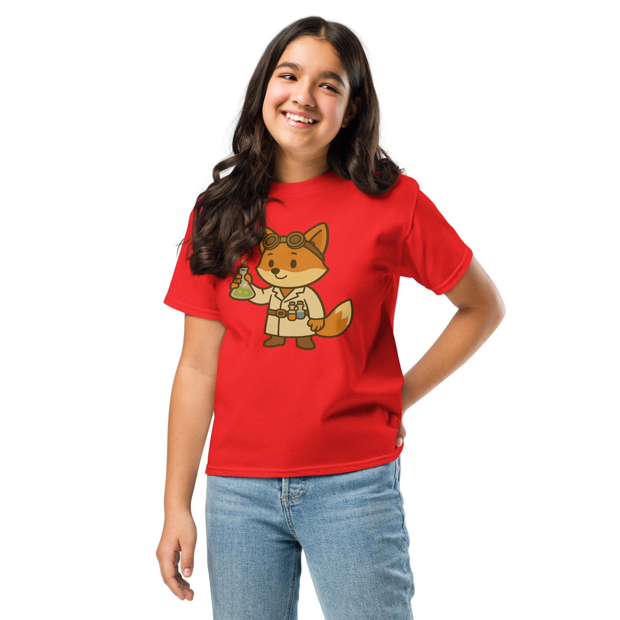 Fox Alchemist - Klassisches DTF-T-Shirt für Jugendliche – Bild 7
