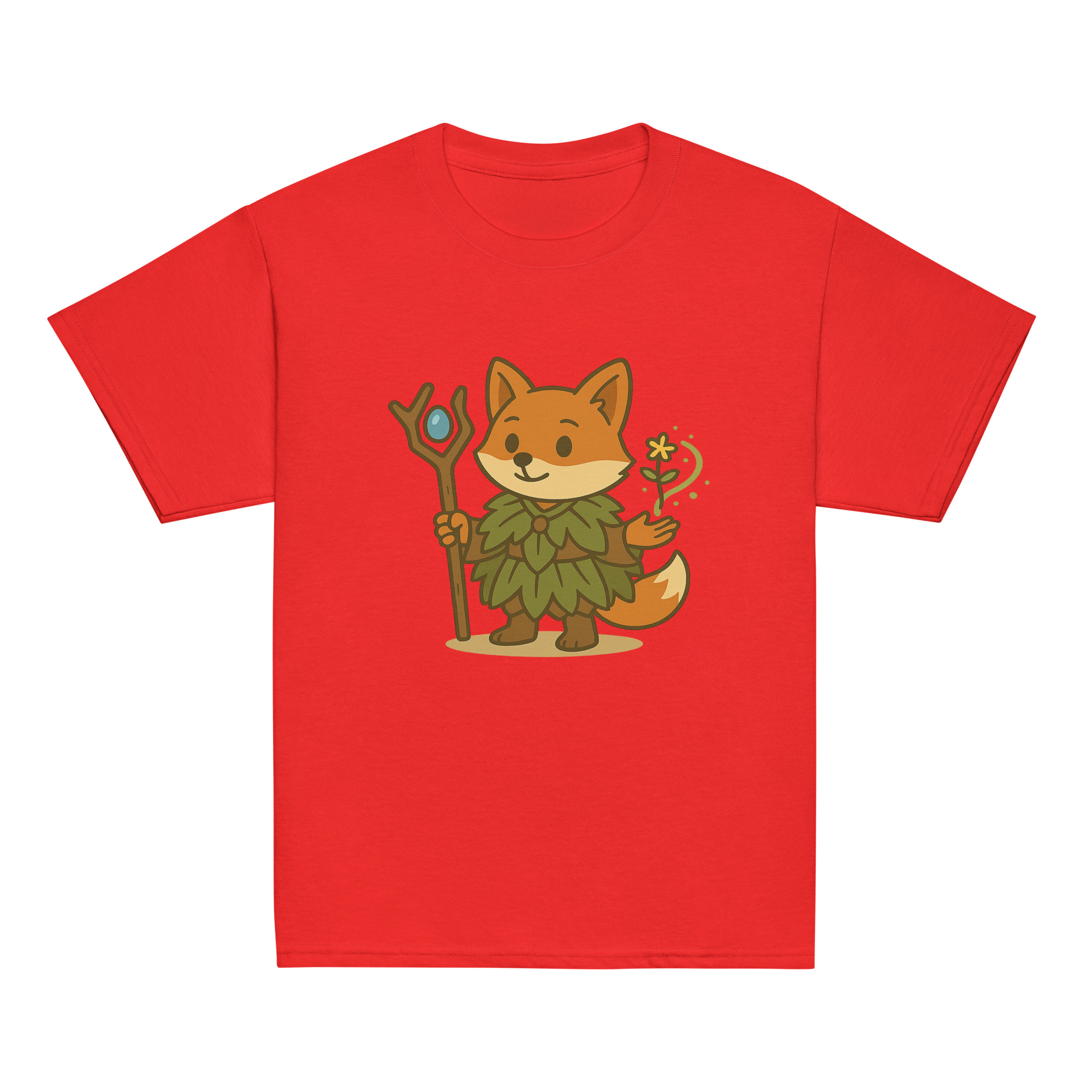 Fox Druid - Klassisches DTF-T-Shirt für Jugendliche – Bild 6