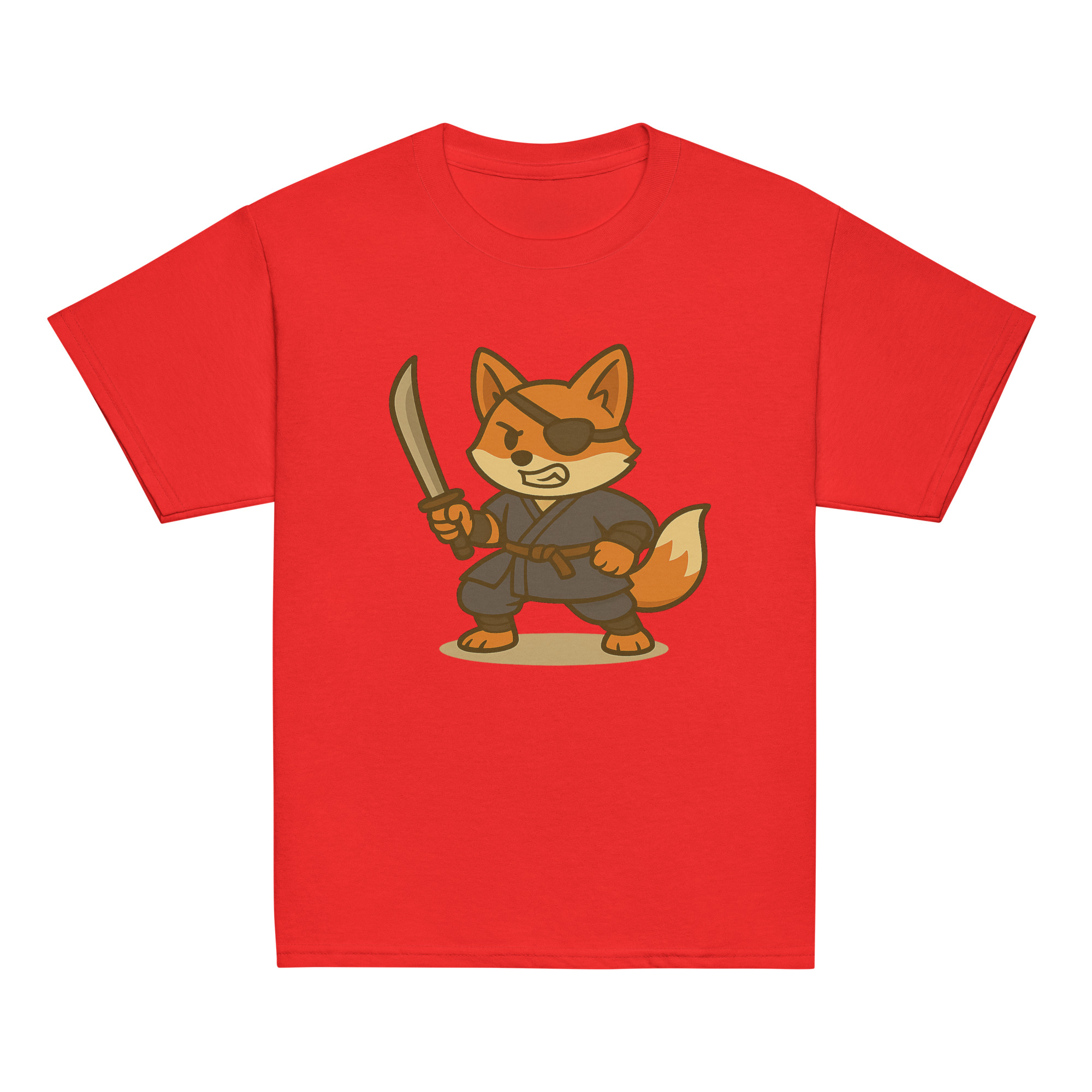 Fox Ronin - Klassisches DTF-T-Shirt für Jugendliche – Bild 6