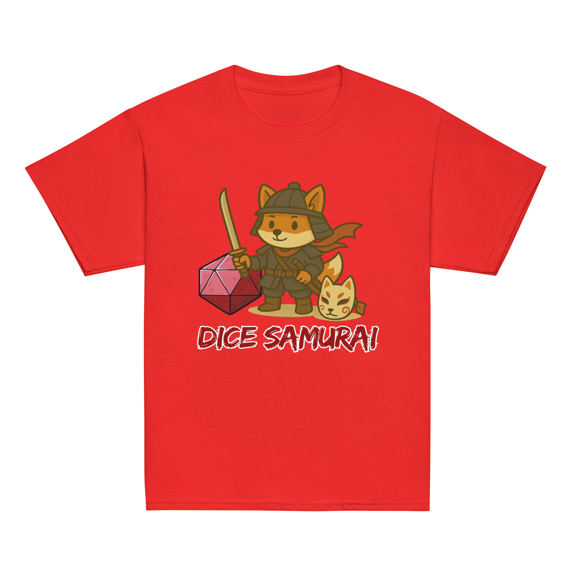 Dice Samurai - Klassisches DTF-T-Shirt für Jugendliche – Bild 7