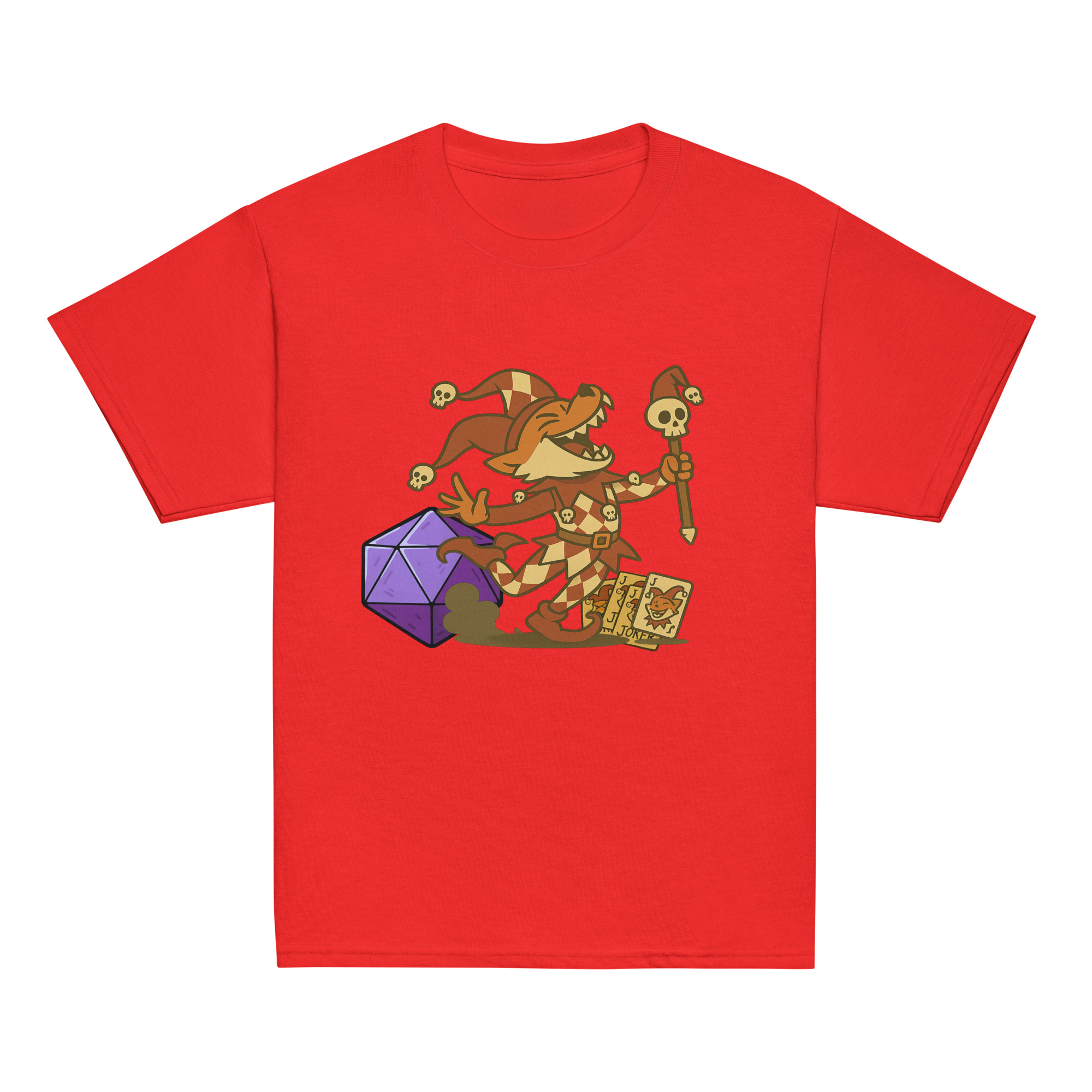 Dicefox Trickser - Klassisches DTF-T-Shirt für Jugendliche – Bild 7