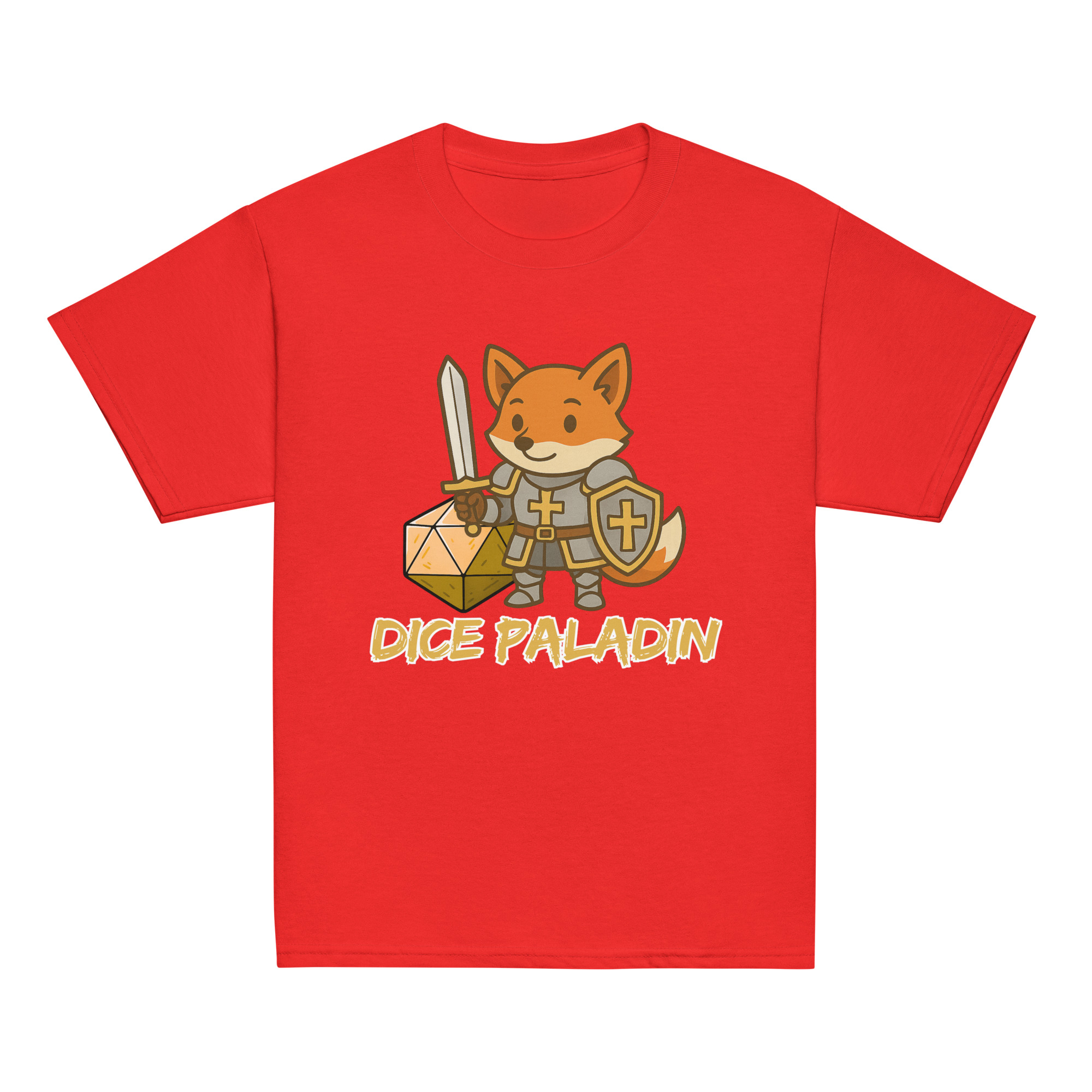 Dice Paladin - Klassisches DTF-T-Shirt für Jugendliche – Bild 7