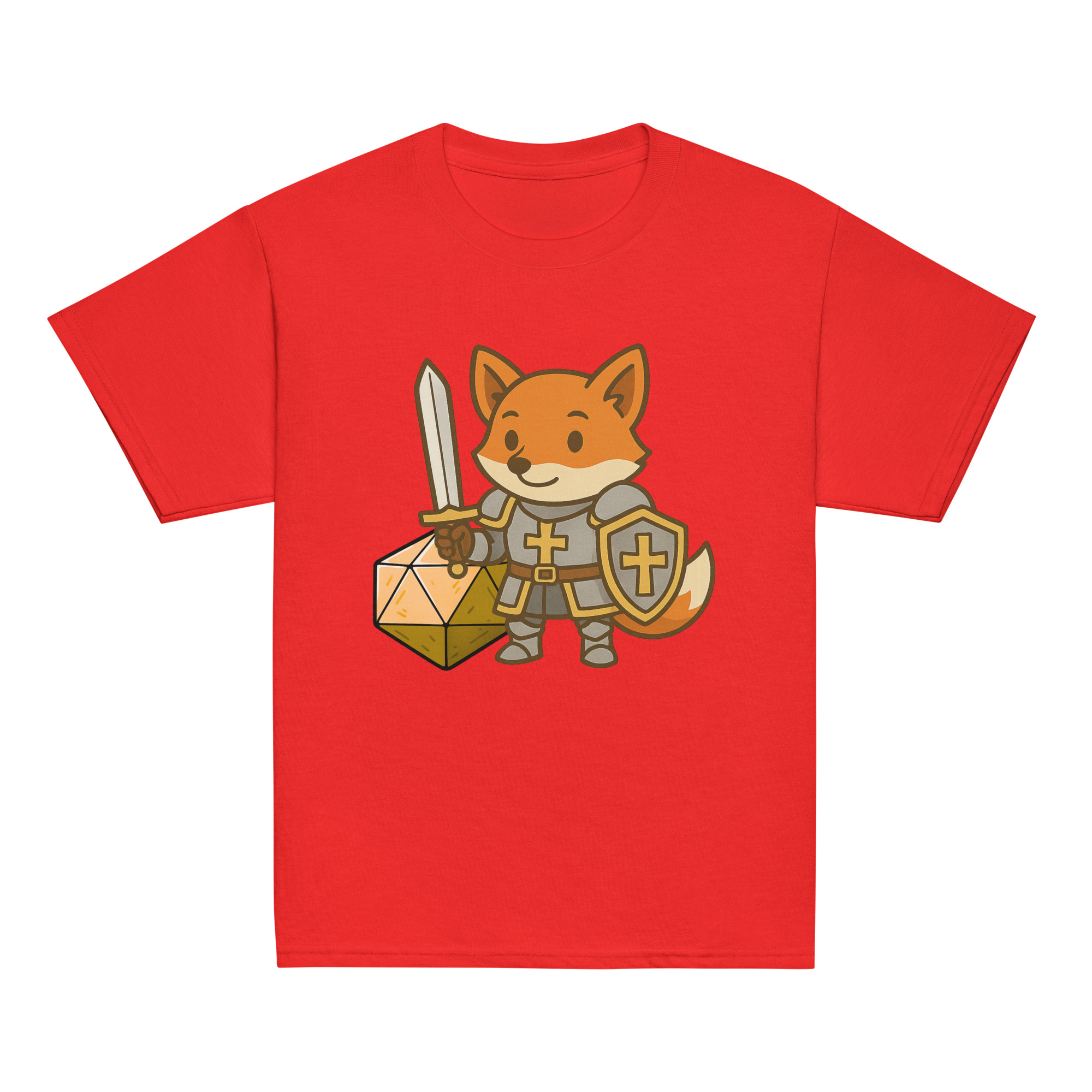 Dicefox Paladin - Klassisches DTF-T-Shirt für Jugendliche – Bild 7