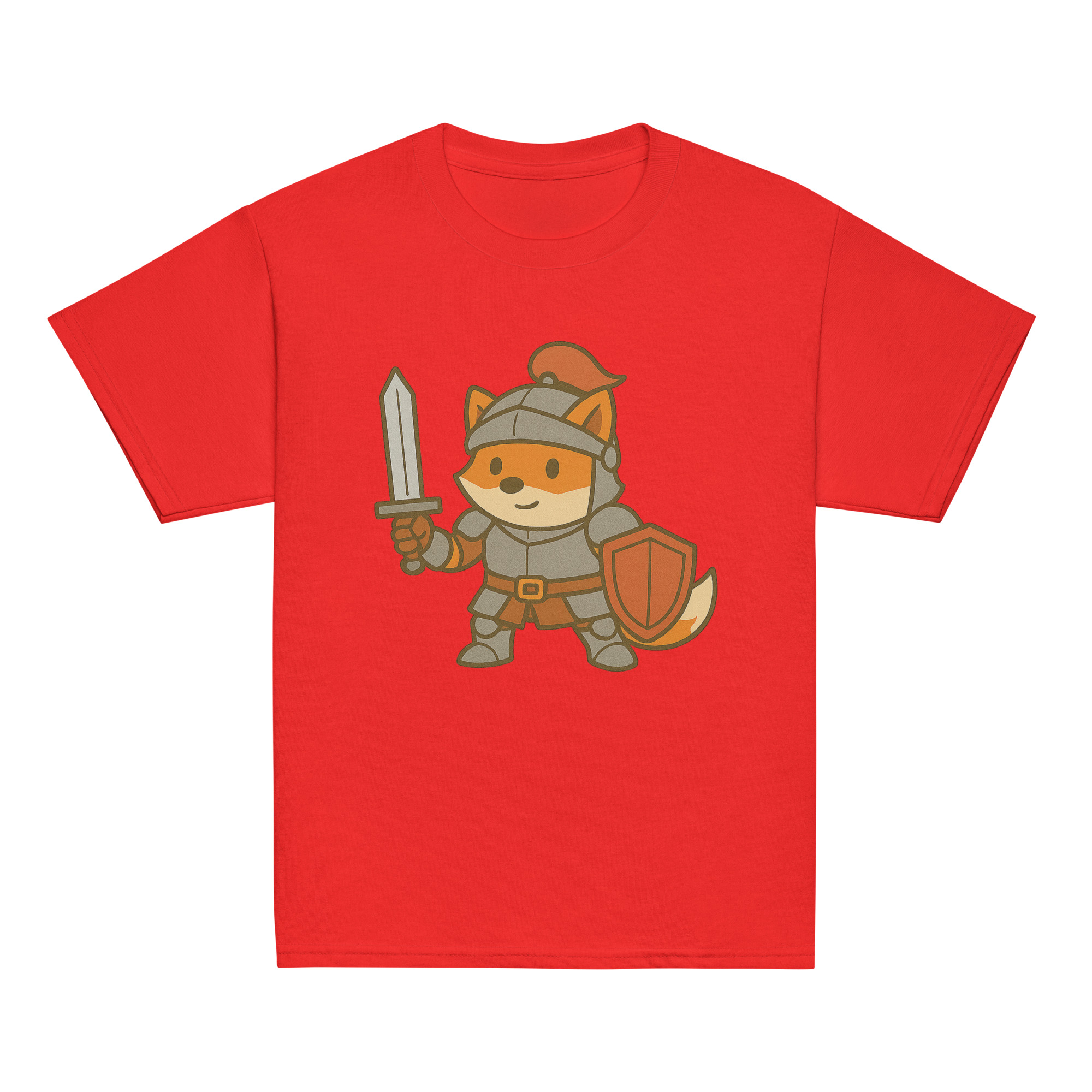 Fox Knight - Klassisches DTF-T-Shirt für Jugendliche – Bild 7