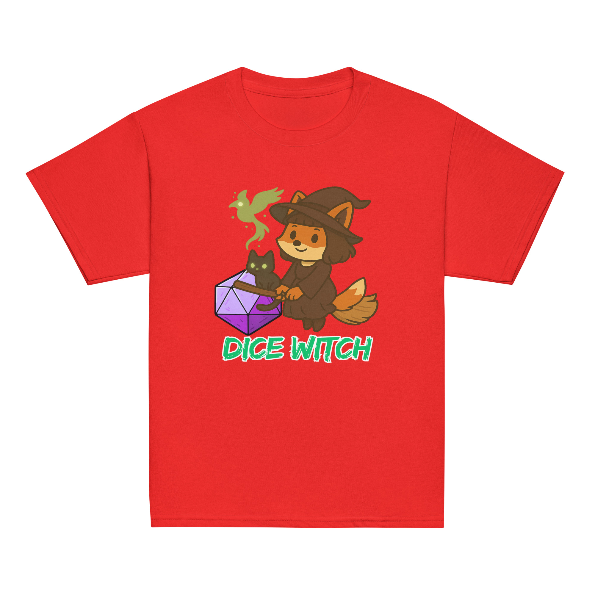 Dice Witch - Klassisches DTF-T-Shirt für Jugendliche – Bild 7