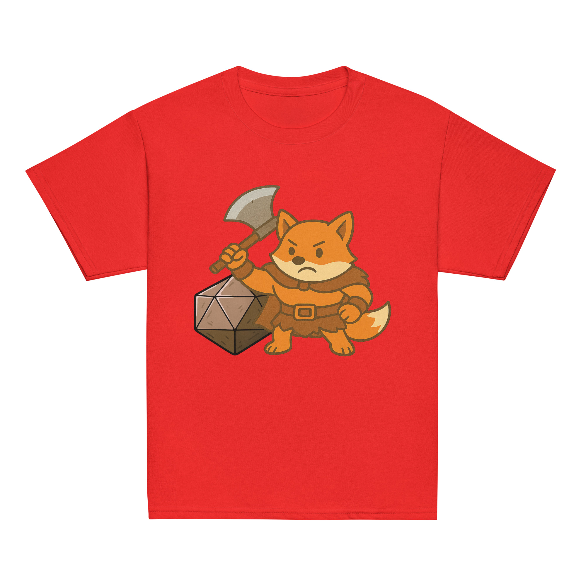 Dicefox Barbarian - Klassisches DTF-T-Shirt für Jugendliche – Bild 6