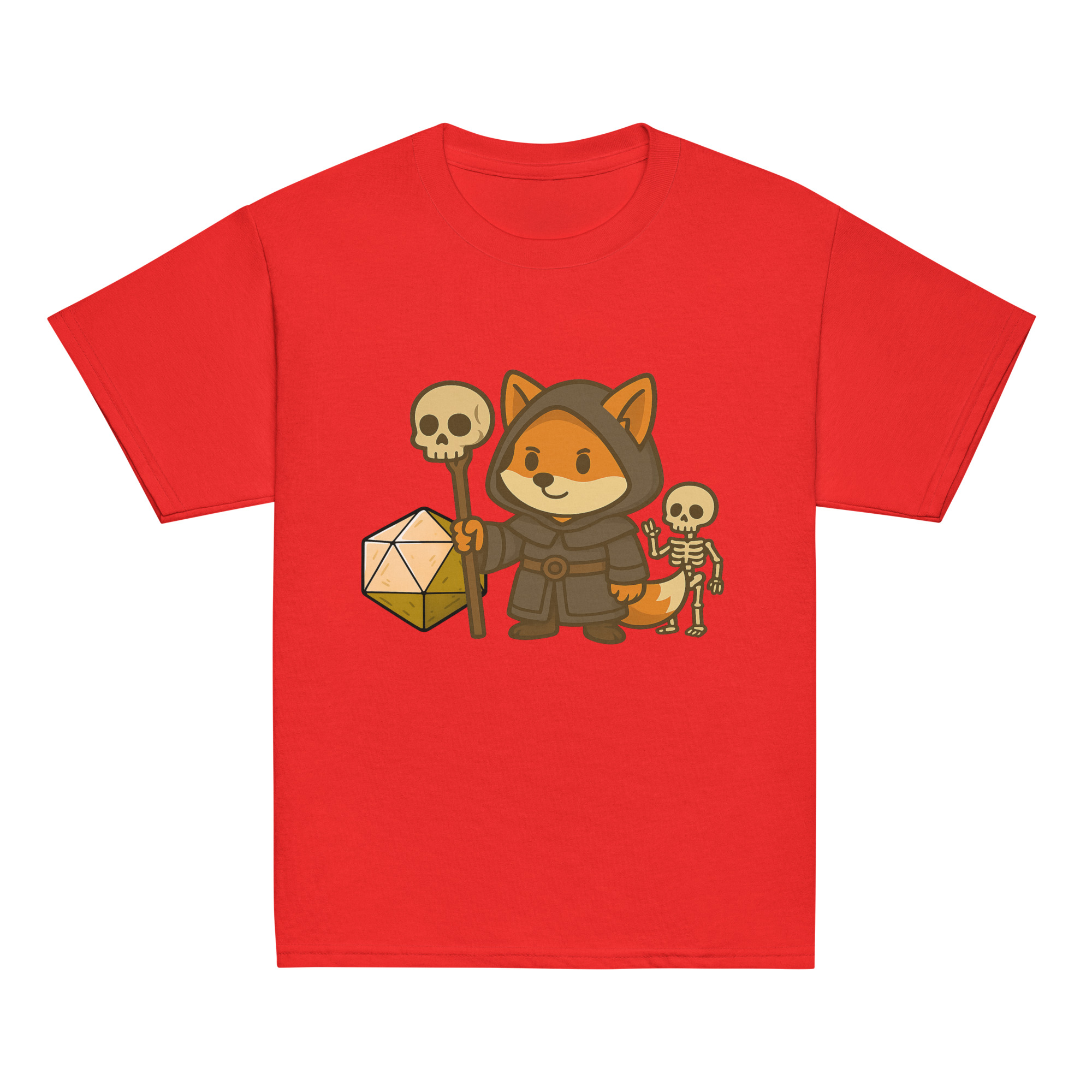 Dicefox Necromancer - Klassisches DTF-T-Shirt für Jugendliche – Bild 7