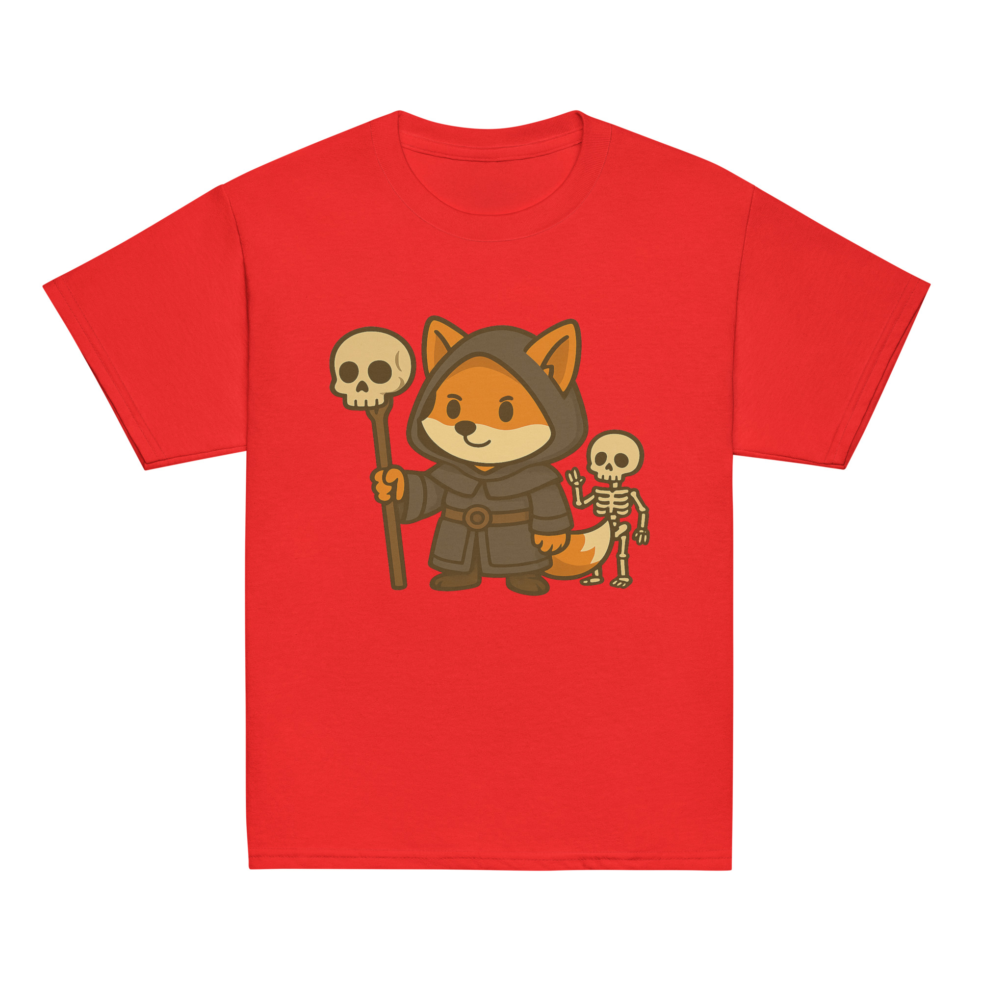 Fox Necromancer - Klassisches DTF-T-Shirt für Jugendliche – Bild 7