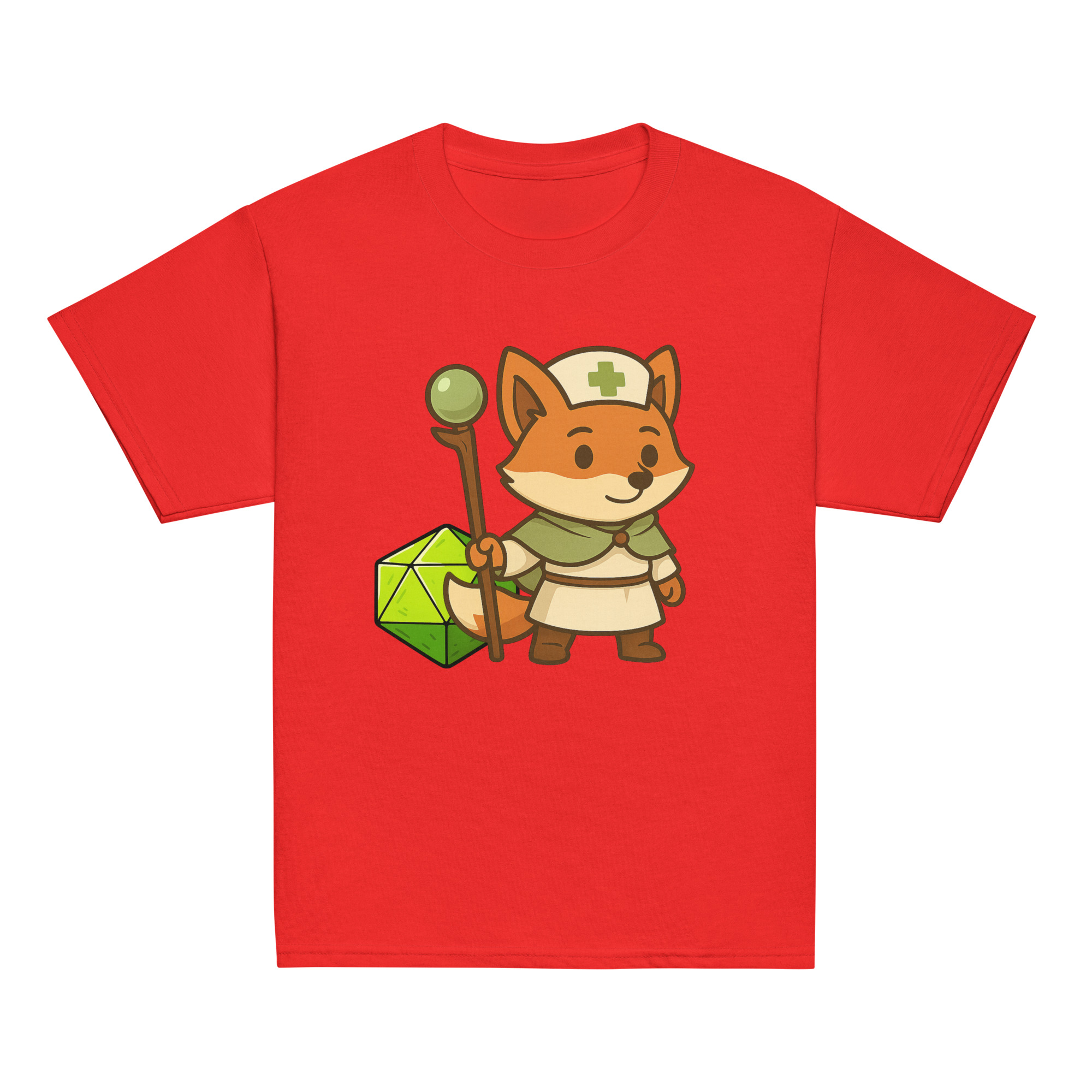 Dicefox Cleric - Klassisches DTF-T-Shirt für Jugendliche – Bild 7