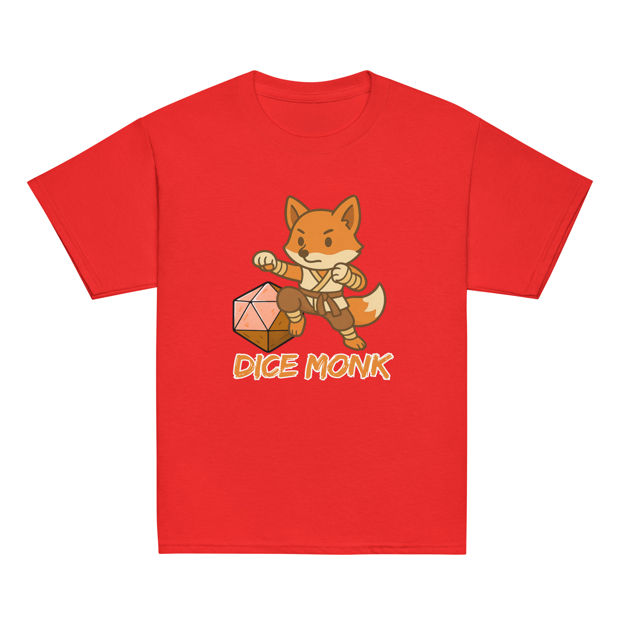 Dice Monk - Klassisches DTF-T-Shirt für Jugendliche – Bild 7