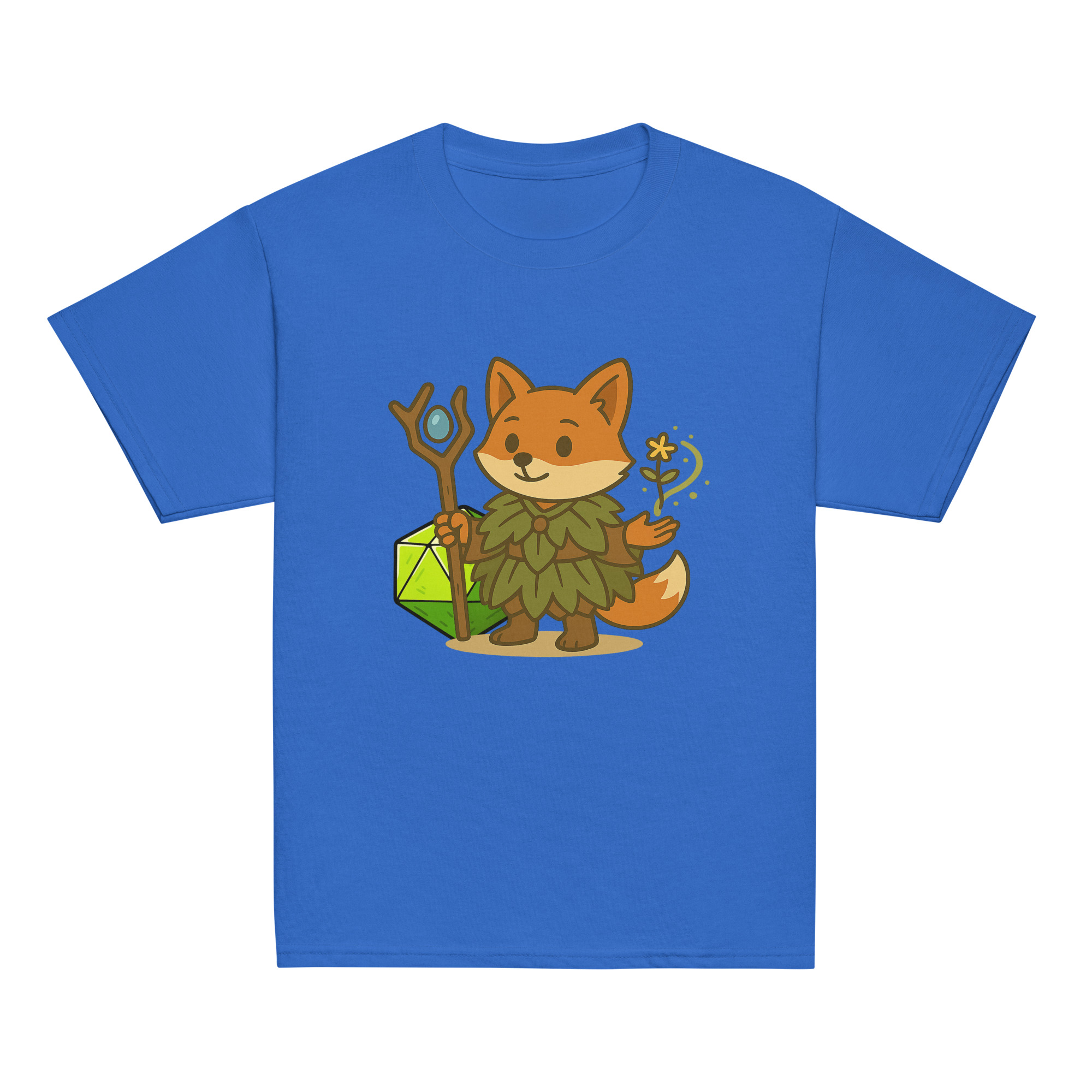 Dicefox Druid - Klassisches DTF-T-Shirt für Jugendliche – Bild 8