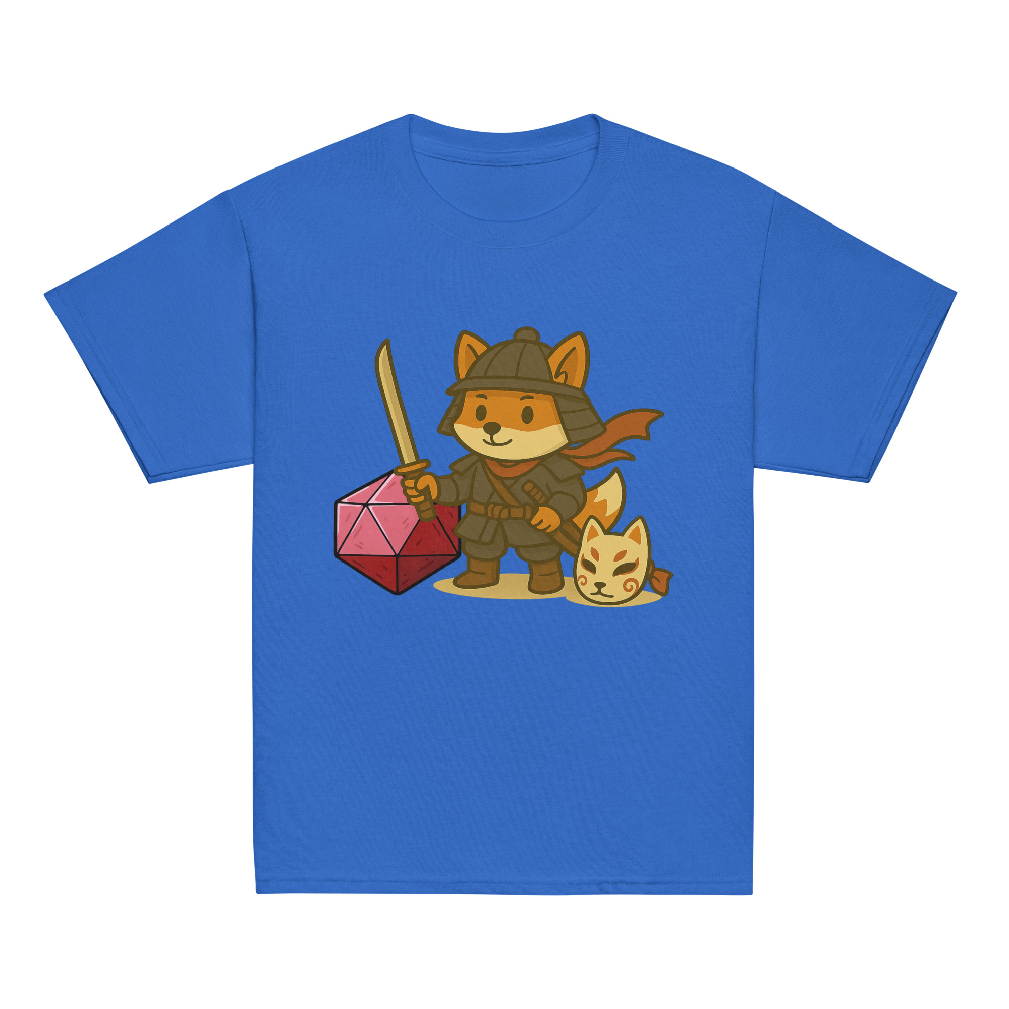 Dicefox Samurai - Klassisches DTF-T-Shirt für Jugendliche – Bild 9