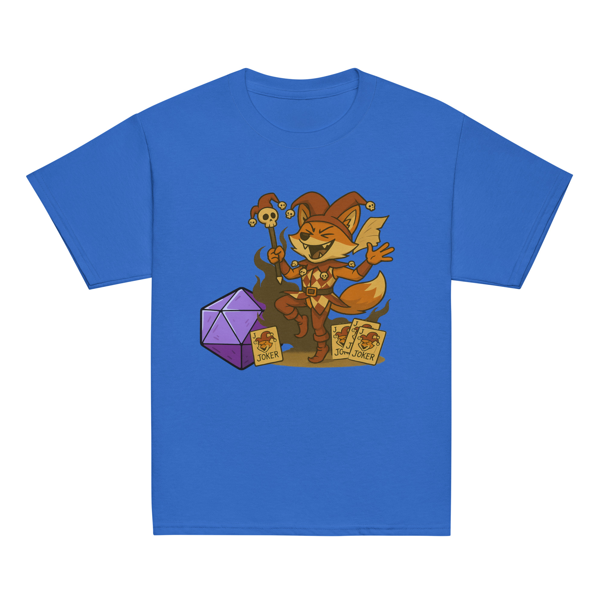 Dicefox Jester - Klassisches DTF-T-Shirt für Jugendliche – Bild 9
