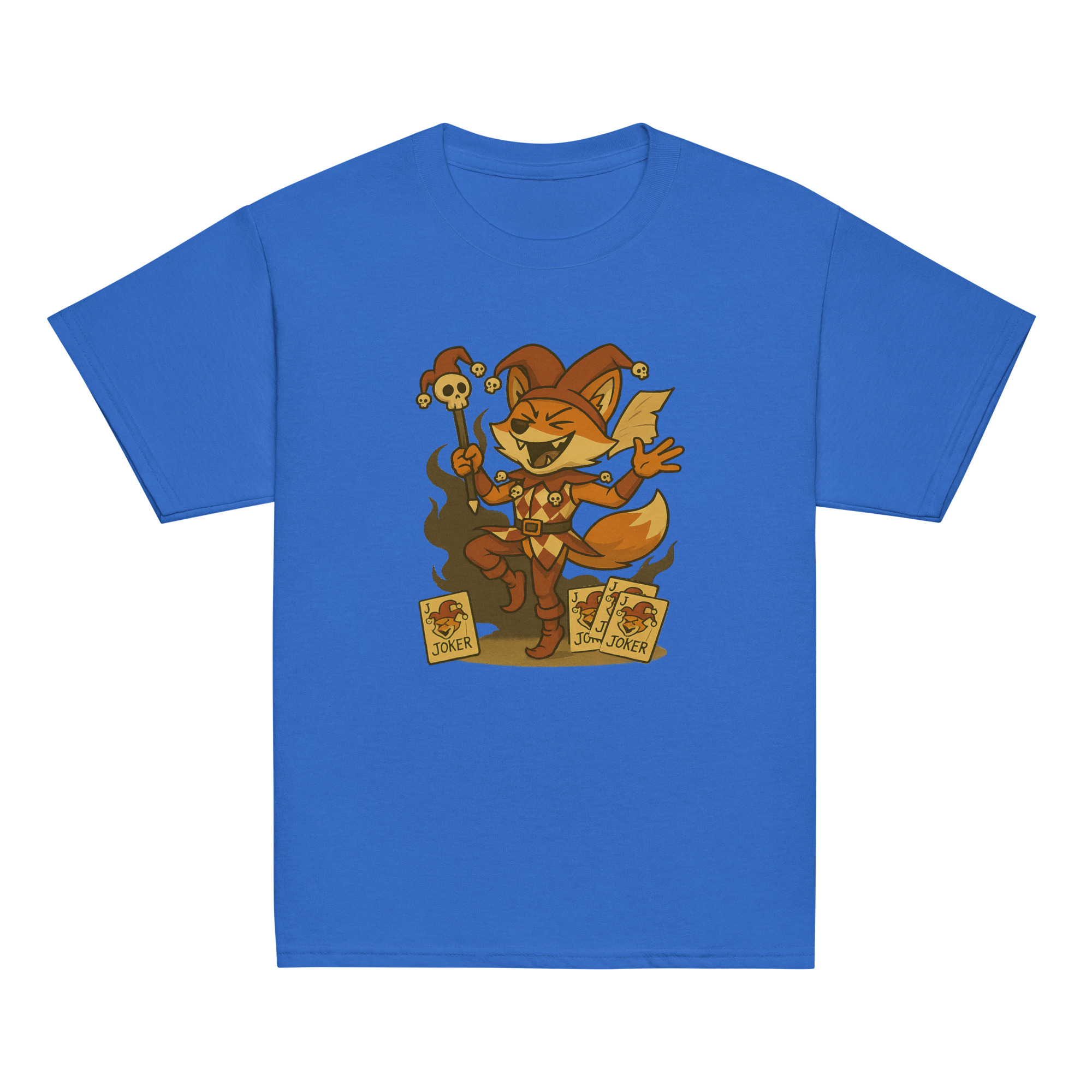Fox Jester - Klassisches DTF-T-Shirt für Jugendliche – Bild 9