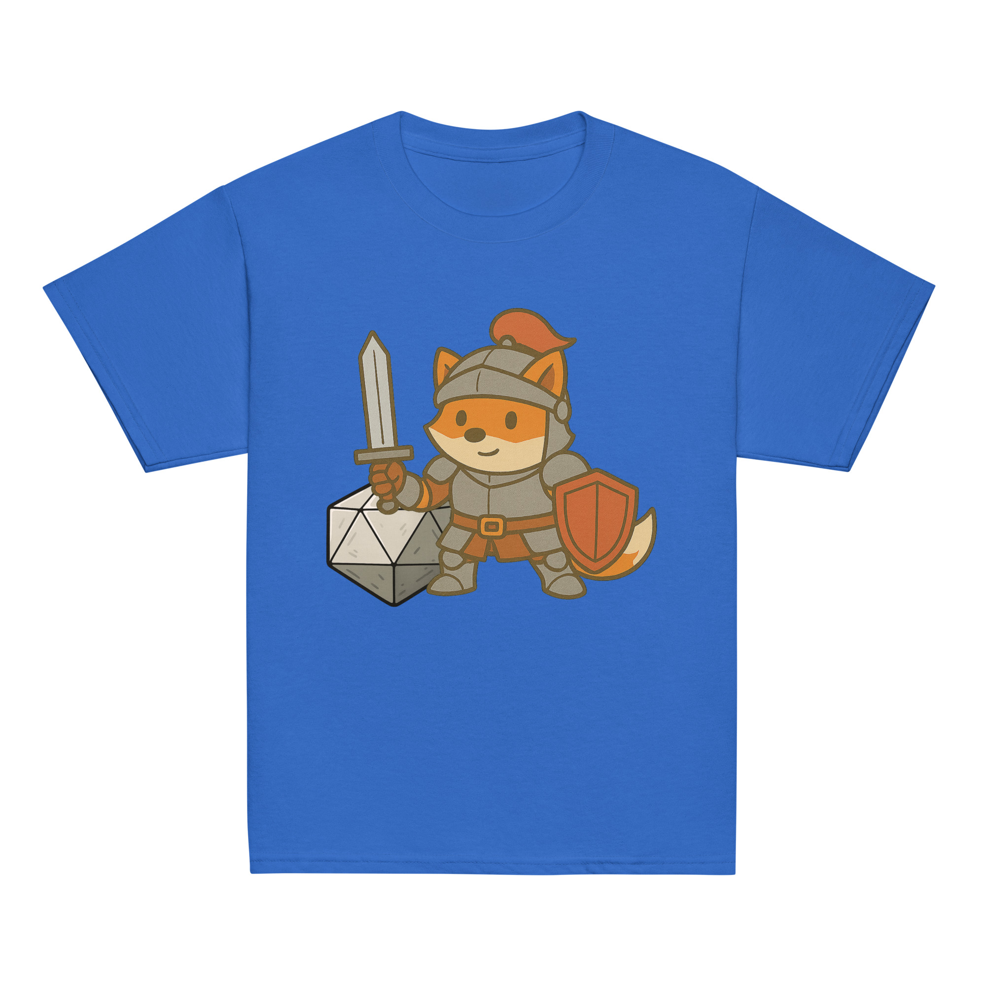 Dicefox Knight - Klassisches DTF-T-Shirt für Jugendliche – Bild 9