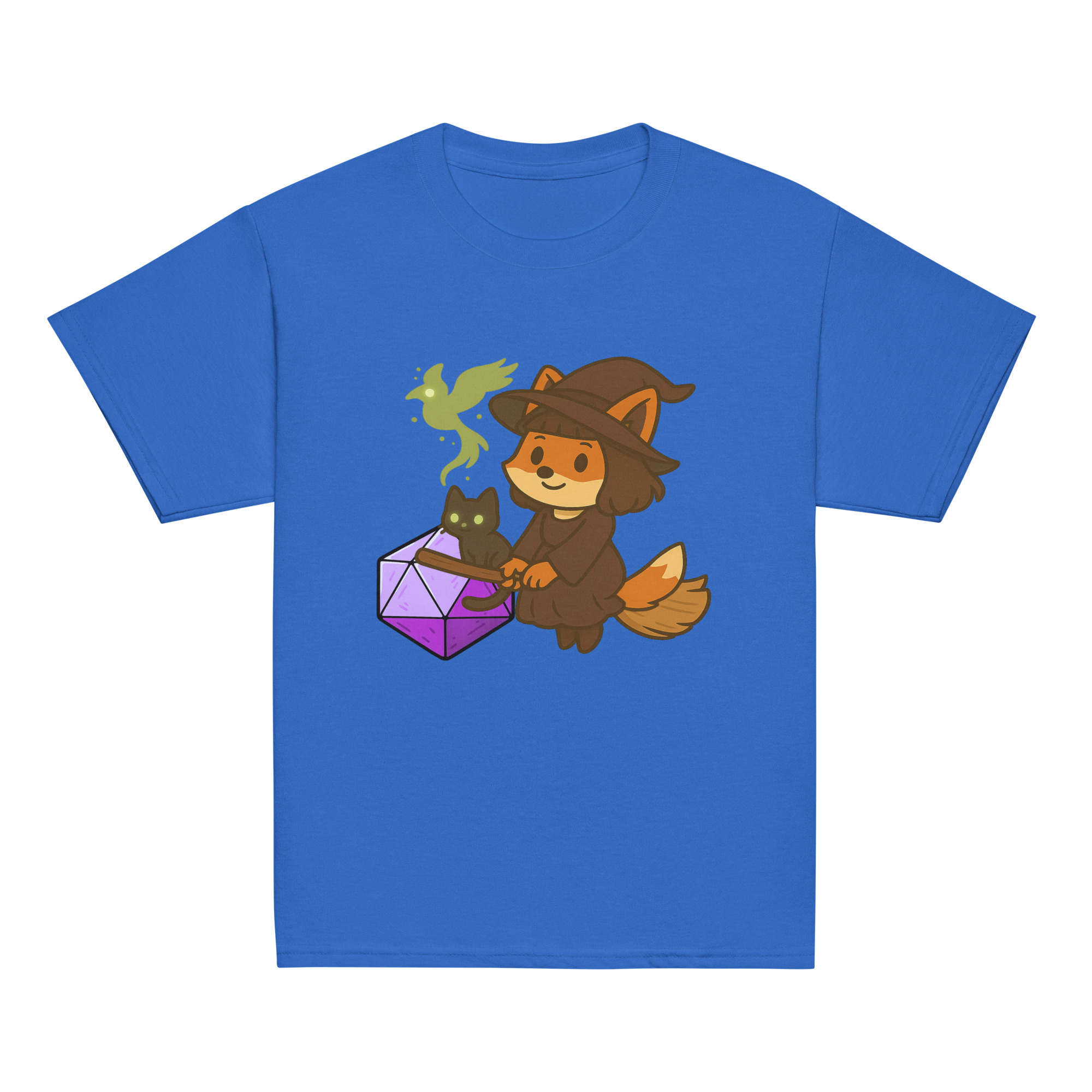 Dicefox Witch - Klassisches DTF-T-Shirt für Jugendliche – Bild 9