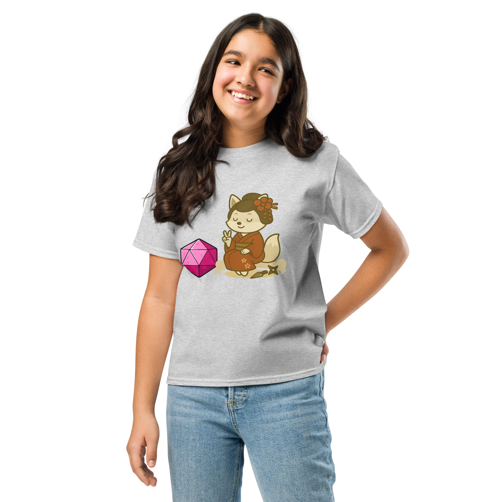 Dicefox Konoishi - Klassisches DTF-T-Shirt für Jugendliche – Bild 16