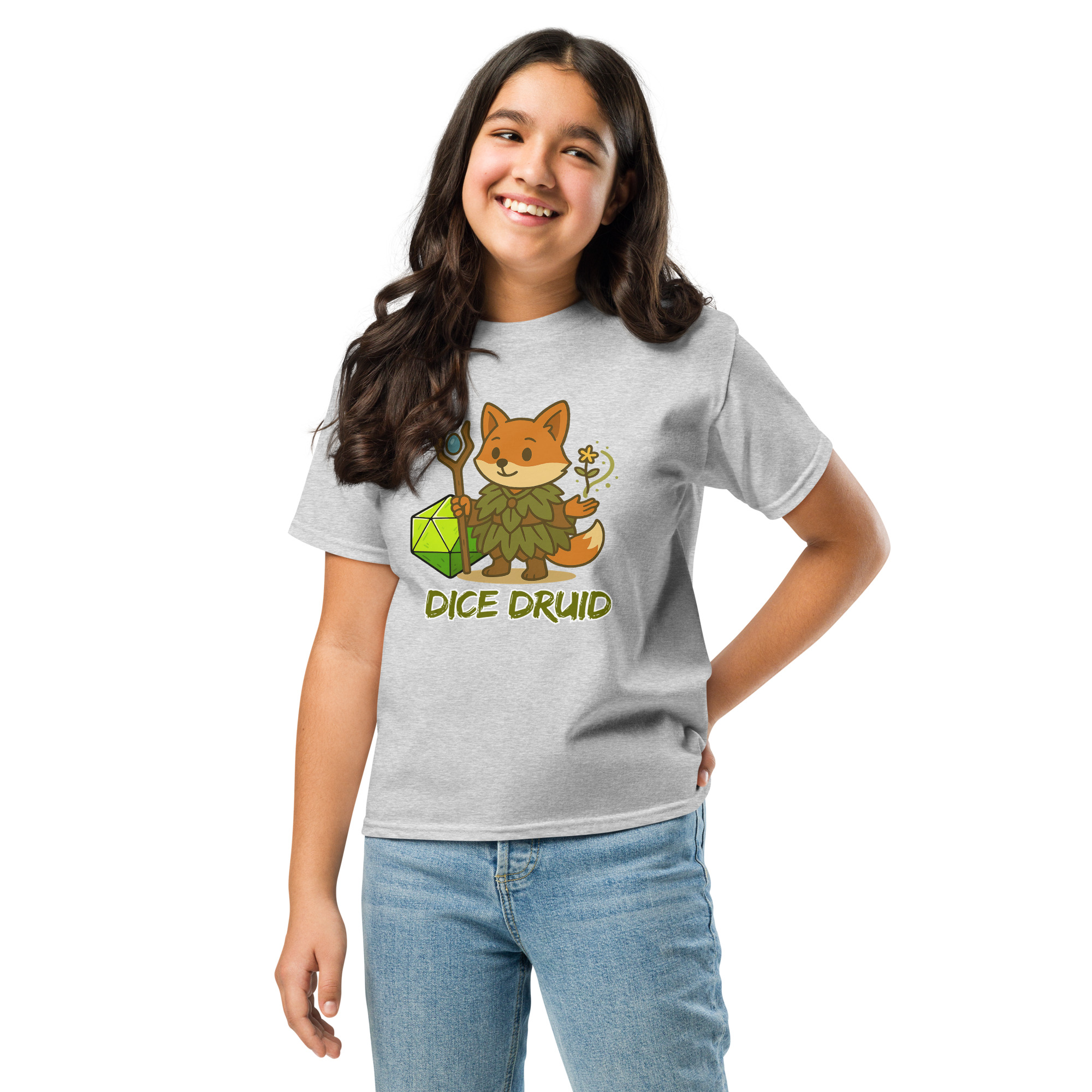 Dice Druid - Klassisches DTF-T-Shirt für Jugendliche – Bild 17