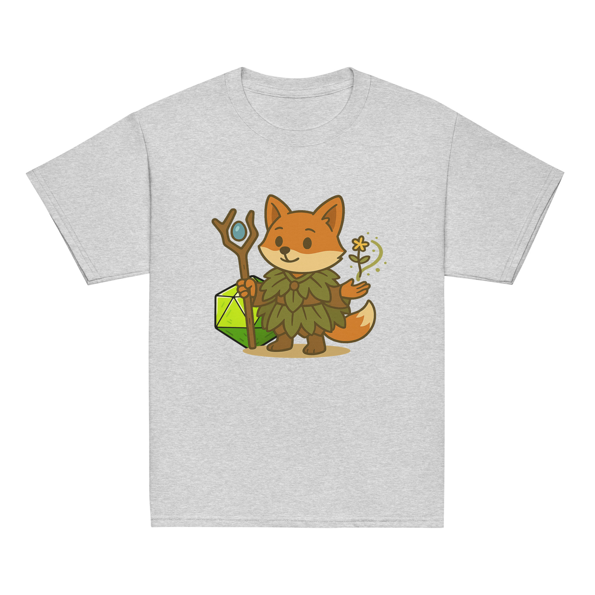 Dicefox Druid - Klassisches DTF-T-Shirt für Jugendliche – Bild 16