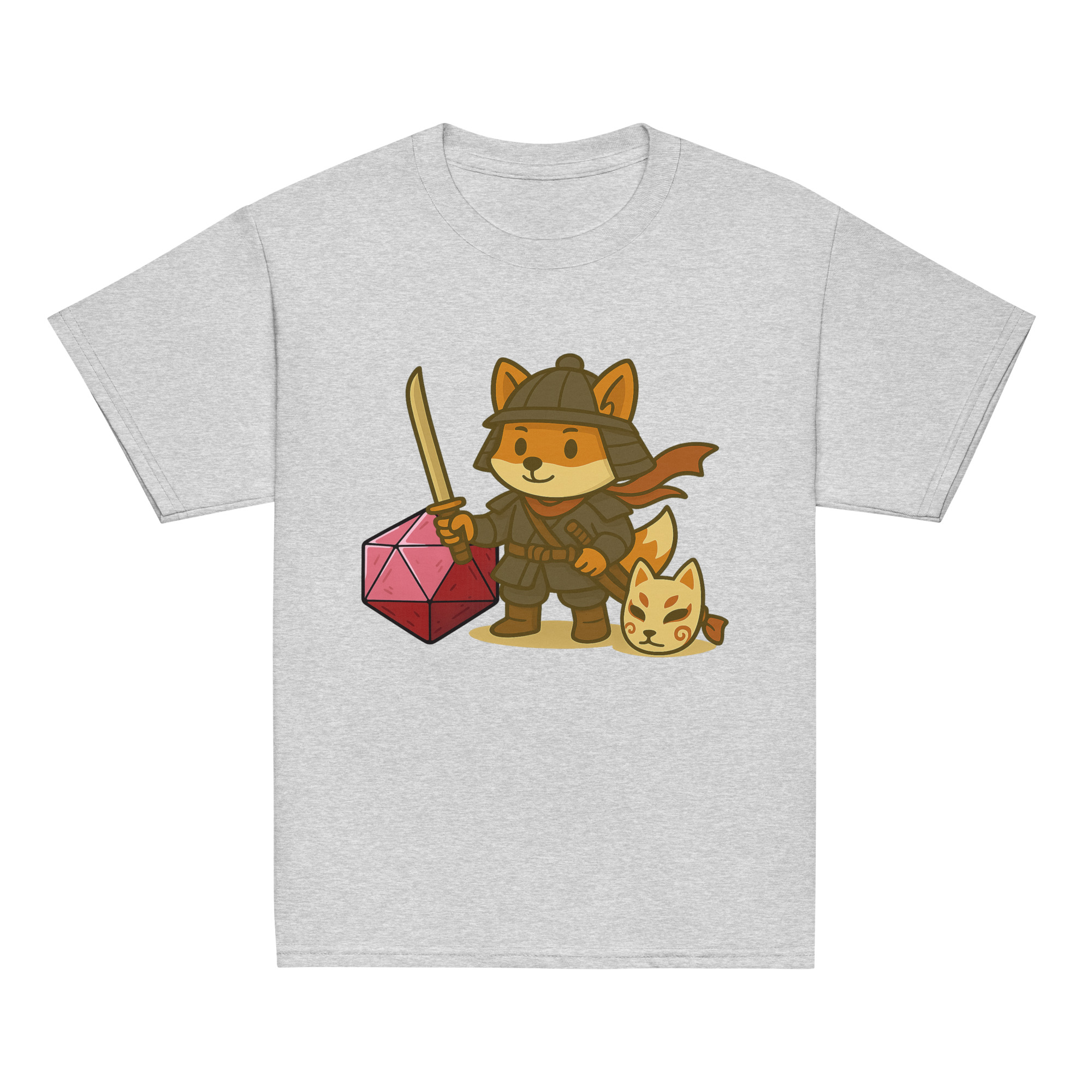 Dicefox Samurai - Klassisches DTF-T-Shirt für Jugendliche – Bild 17