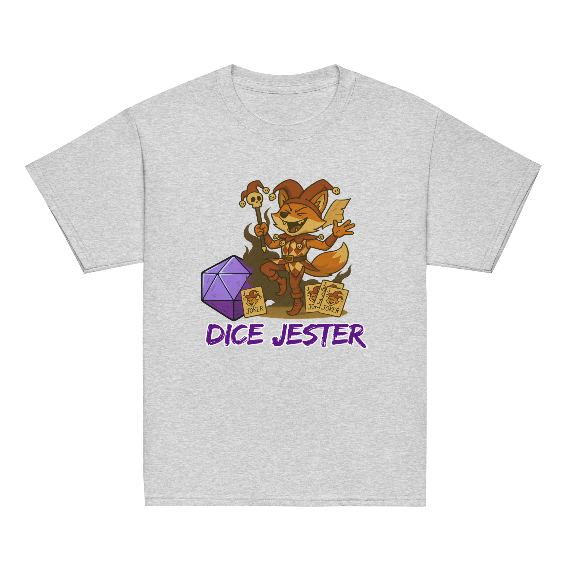 Dice Jester - Klassisches DTF-T-Shirt für Jugendliche – Bild 17