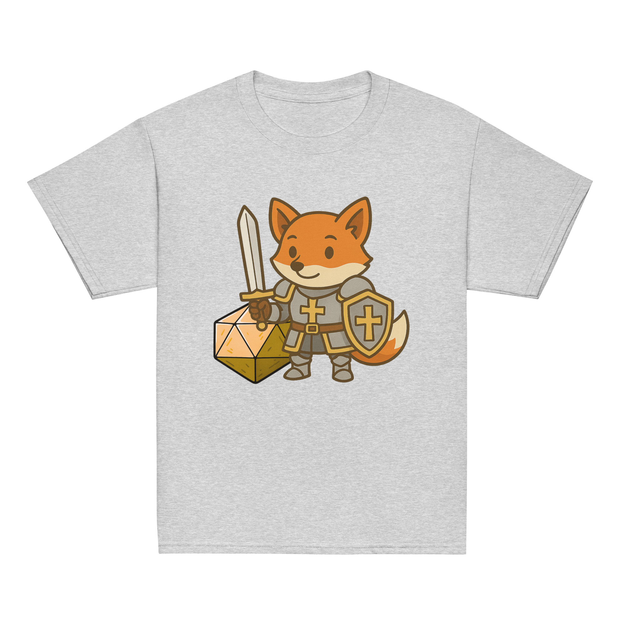 Dicefox Paladin - Klassisches DTF-T-Shirt für Jugendliche – Bild 17