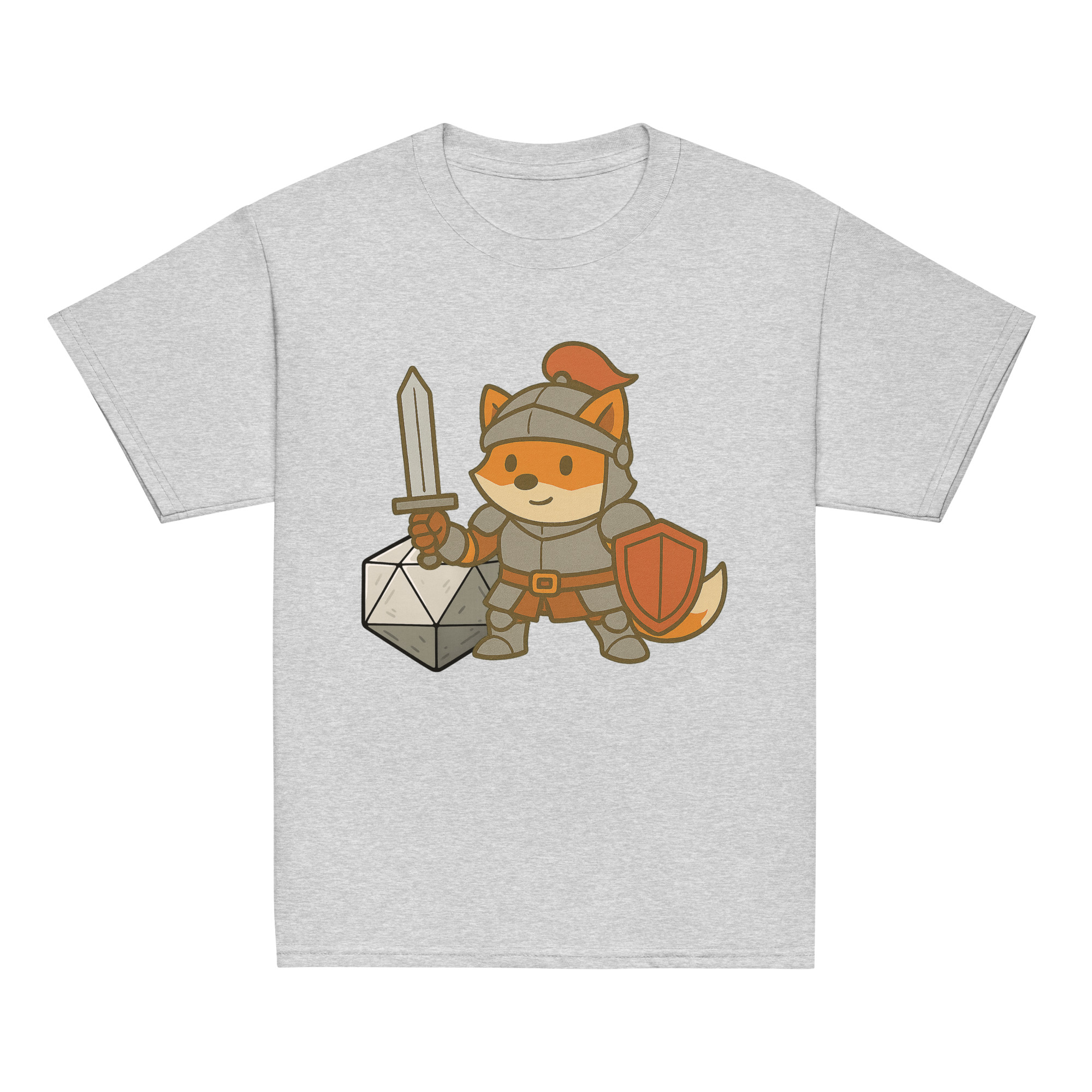 Dicefox Knight - Klassisches DTF-T-Shirt für Jugendliche – Bild 17