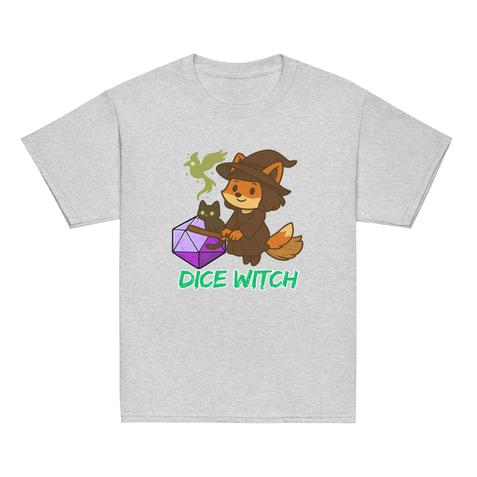 Dice Witch - Klassisches DTF-T-Shirt für Jugendliche – Bild 17