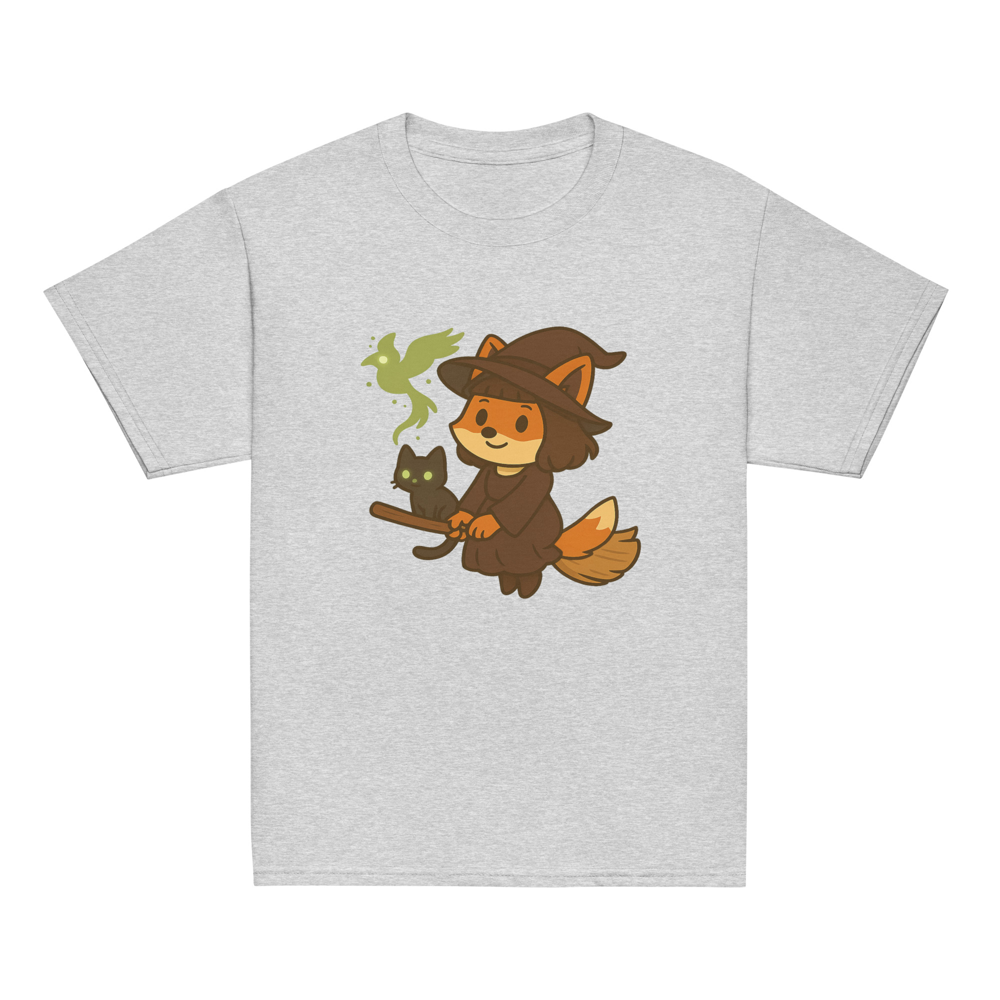 Fox Witch - Klassisches DTF-T-Shirt für Jugendliche – Bild 17